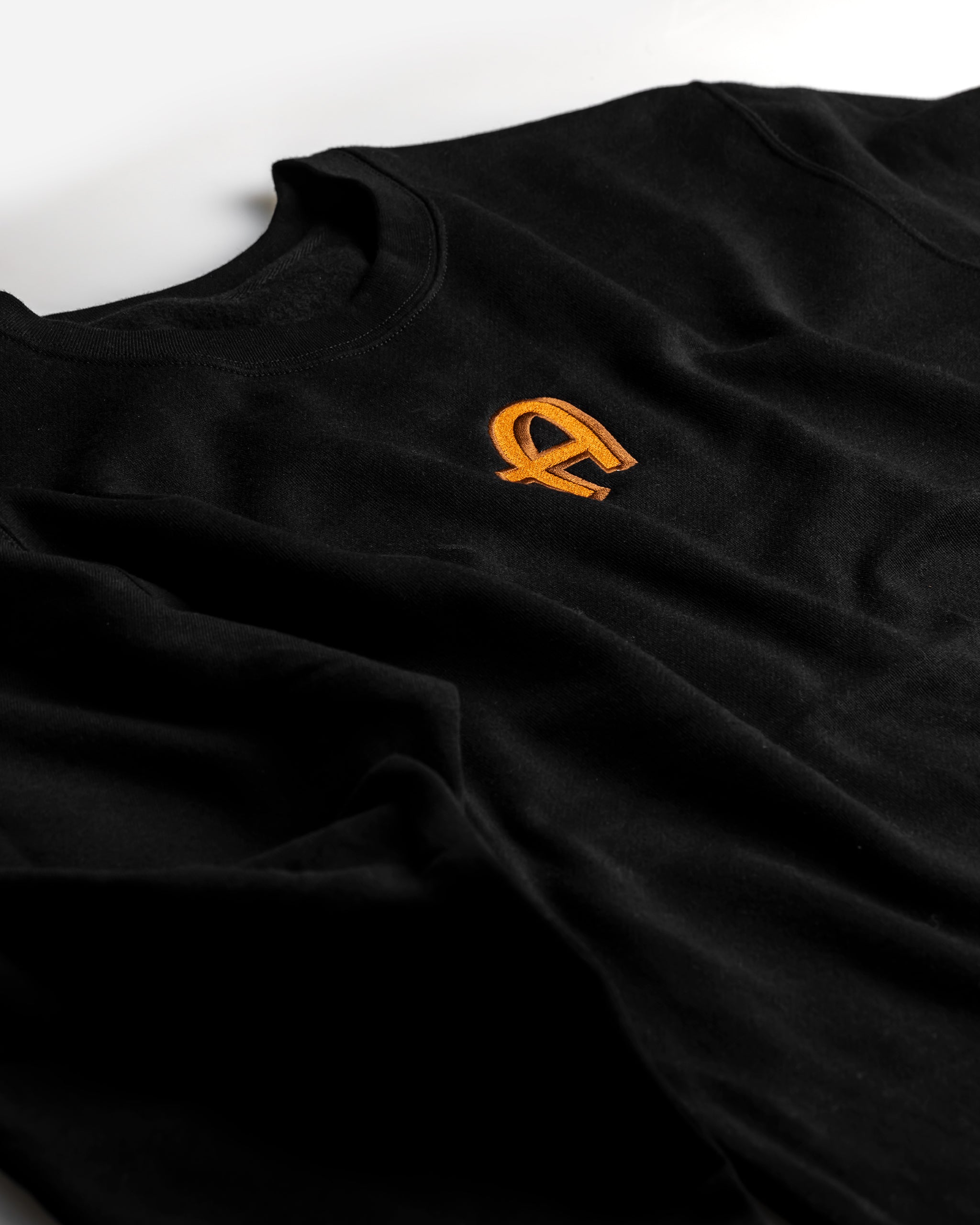 Adam's Fall Classic Black Crewneck
