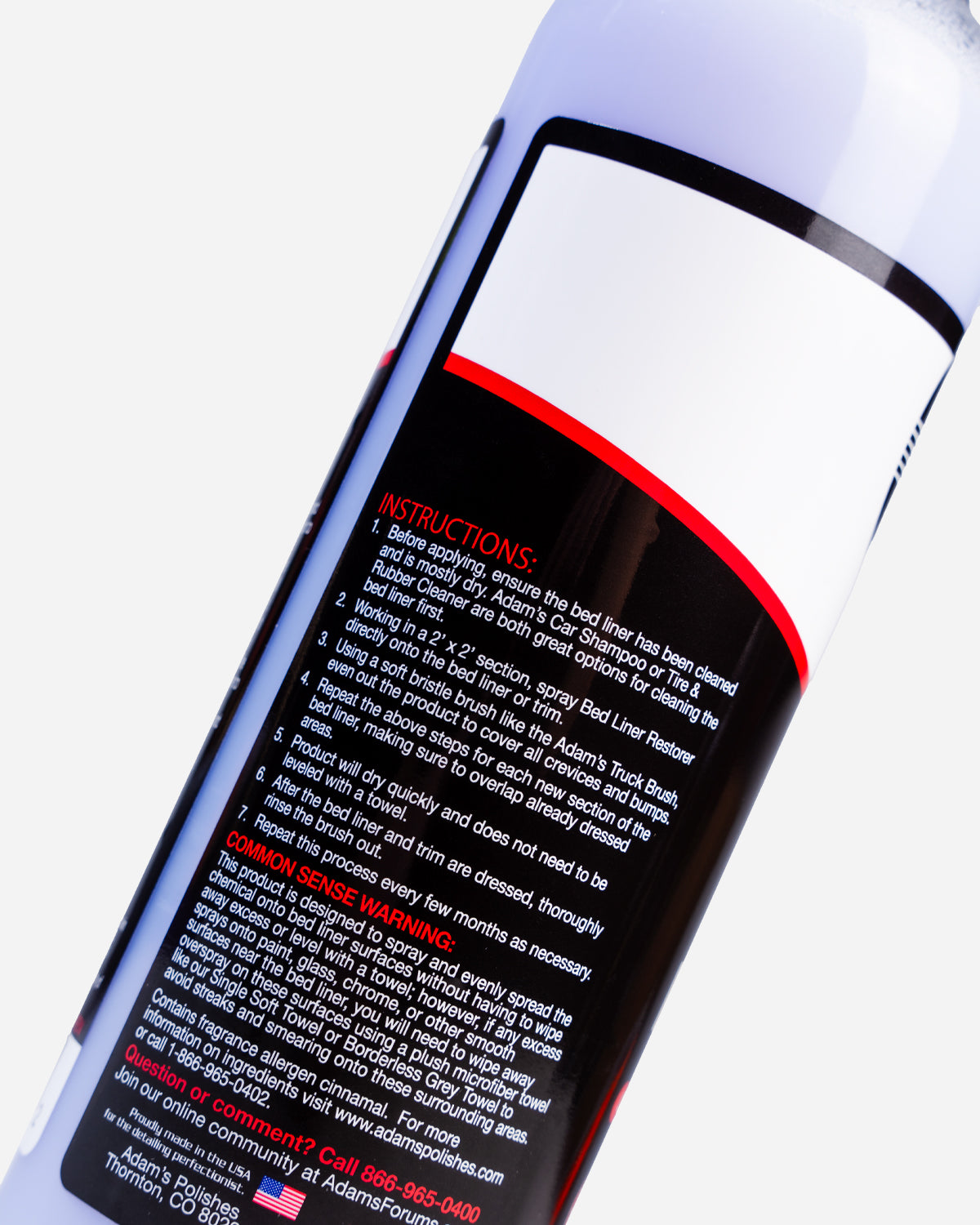 Adam's Bed Liner Restorer