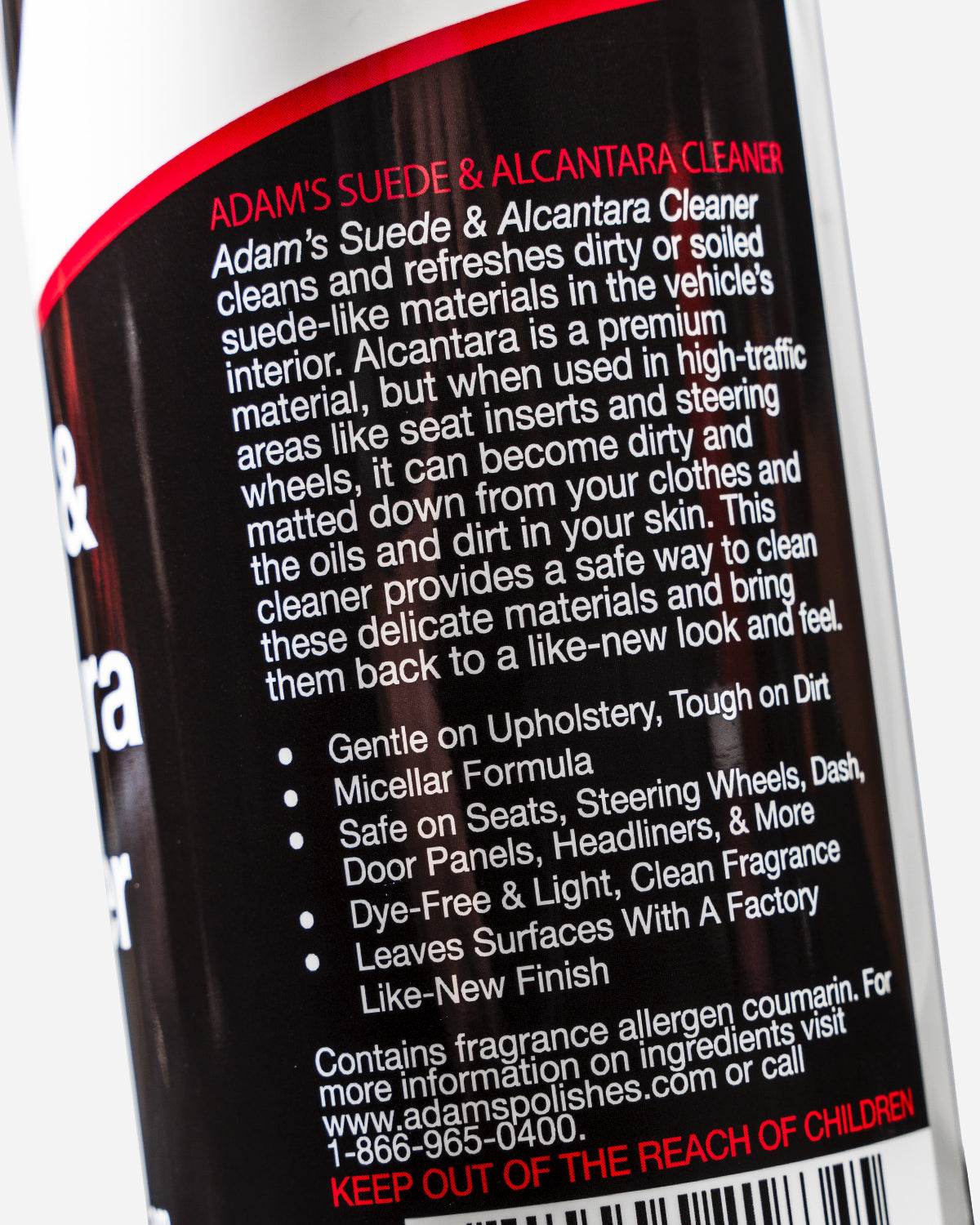 Adam's Suede & Alcantara Cleaner