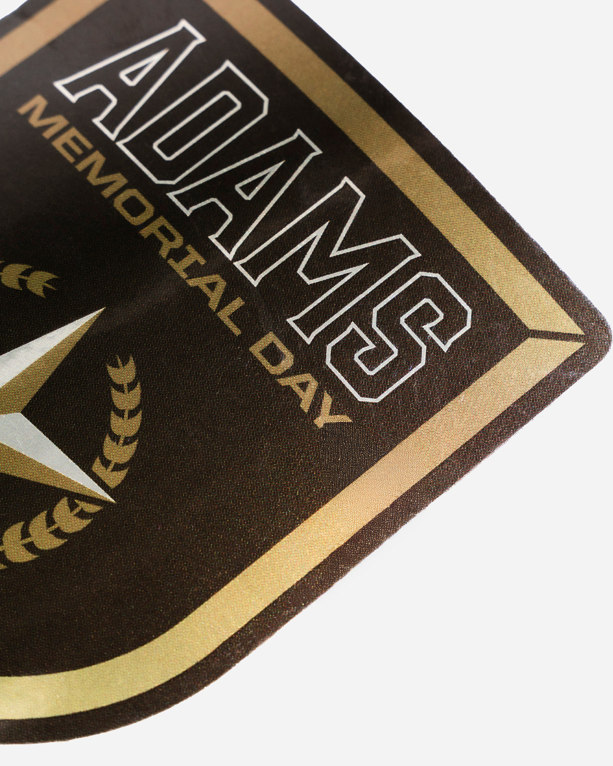 Adam's Memorial Day Badge Sticker 2025