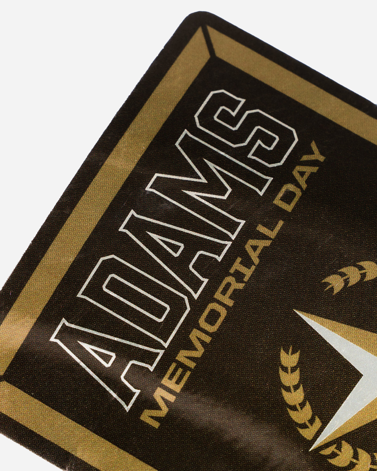 Adam's Memorial Day Badge Sticker 2025