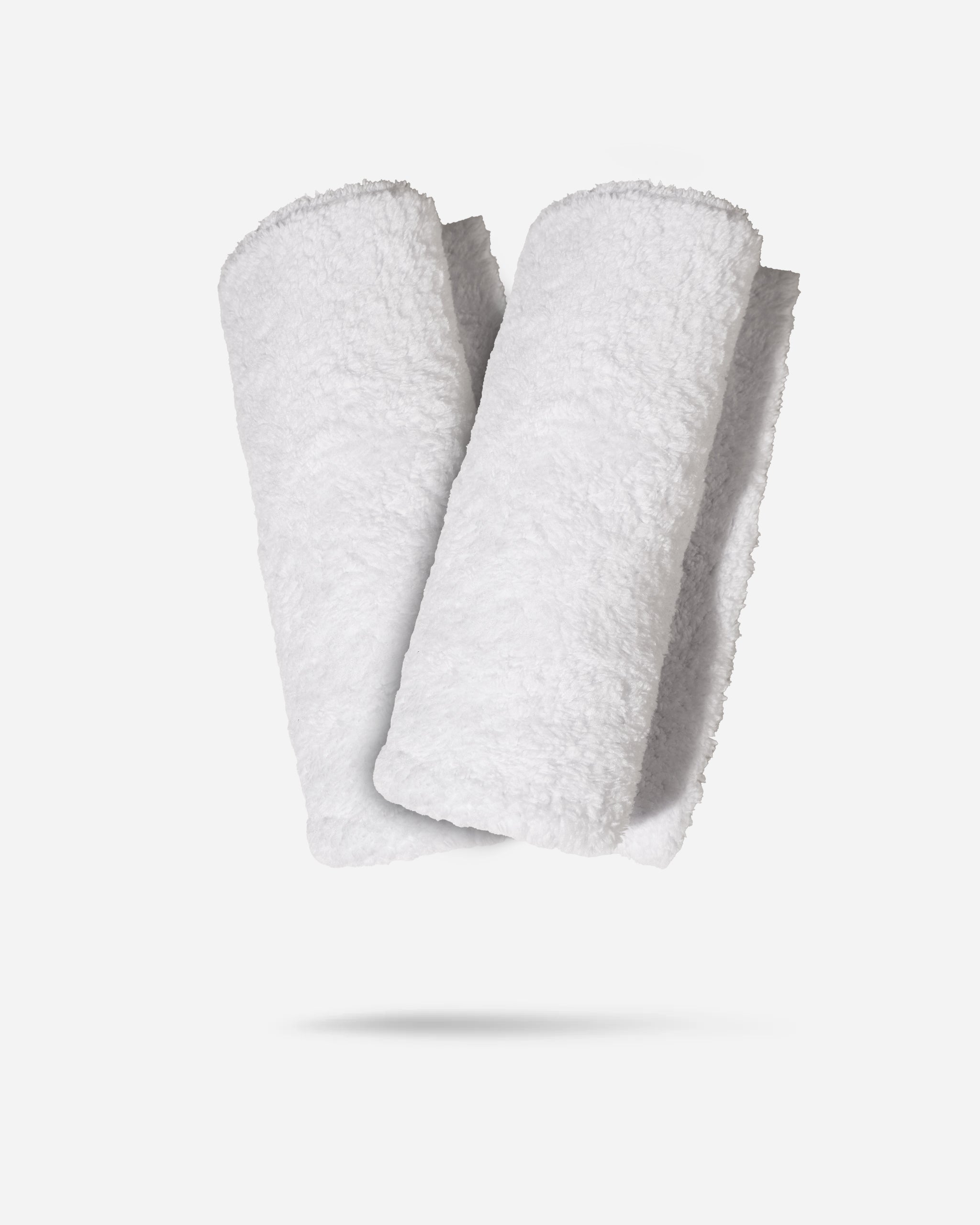 Adam's Borderless White Lite Plush Towel