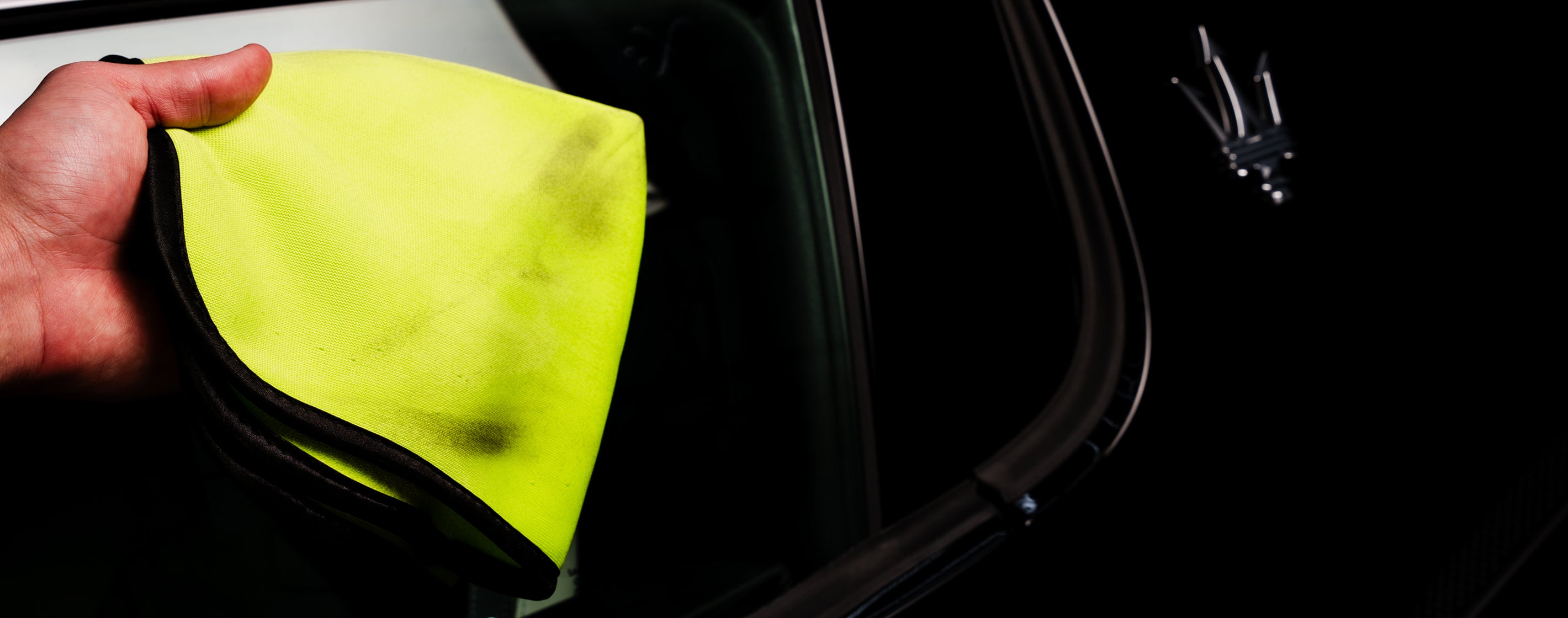 Adam's Green Microfiber Glass Scrubbing Towel