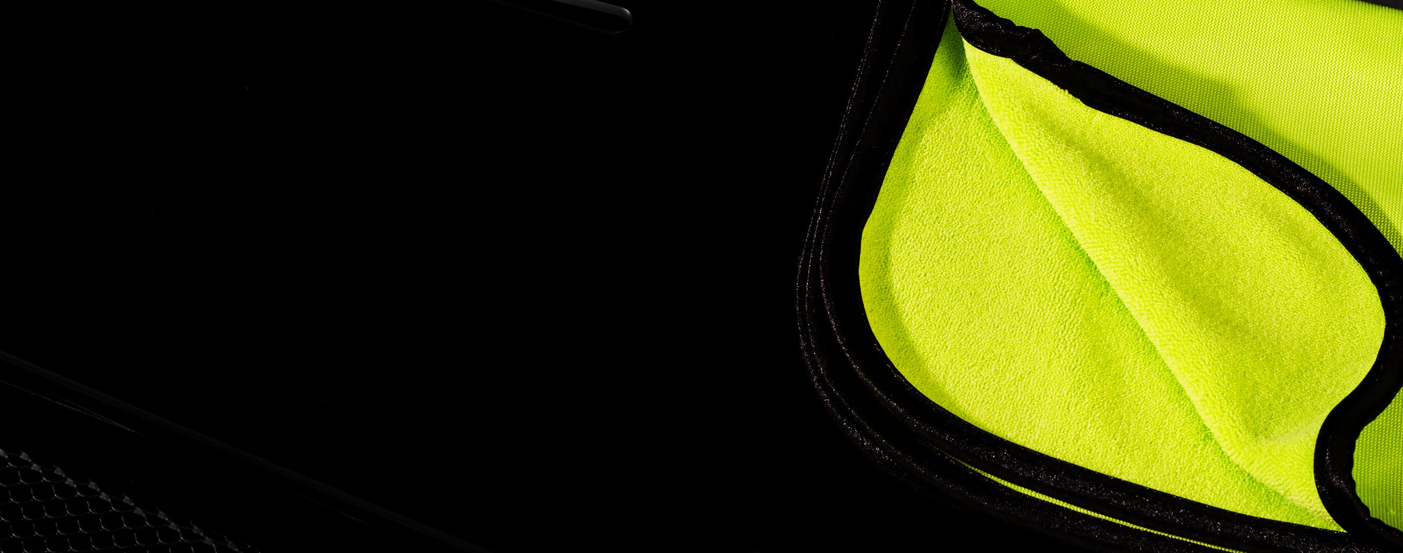 Adam's Green Microfiber Glass Scrubbing Towel