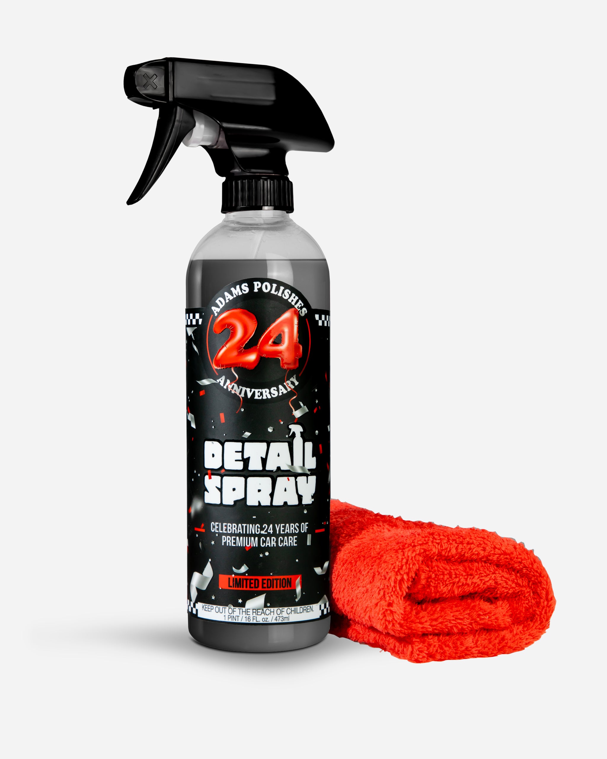 Adam's 24th Anniversary Detail Spray & Towel Combo