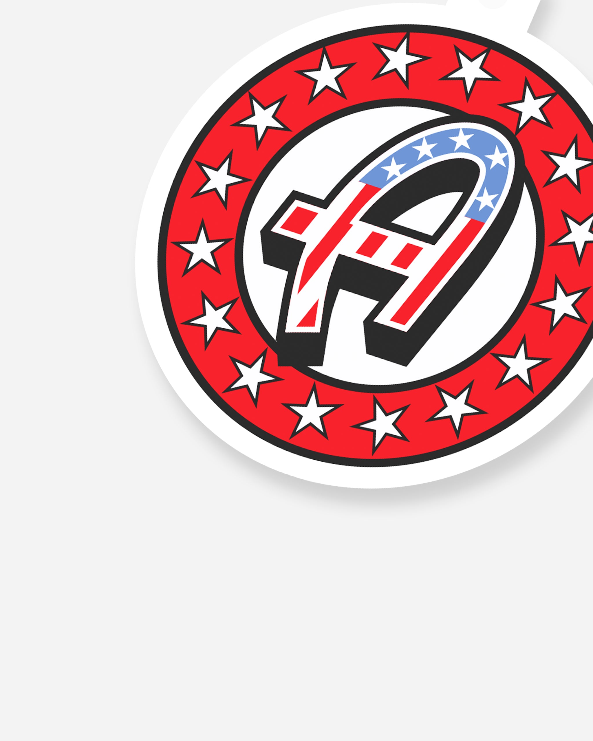 Adam's 4th Of July Circle Air Freshener 2023