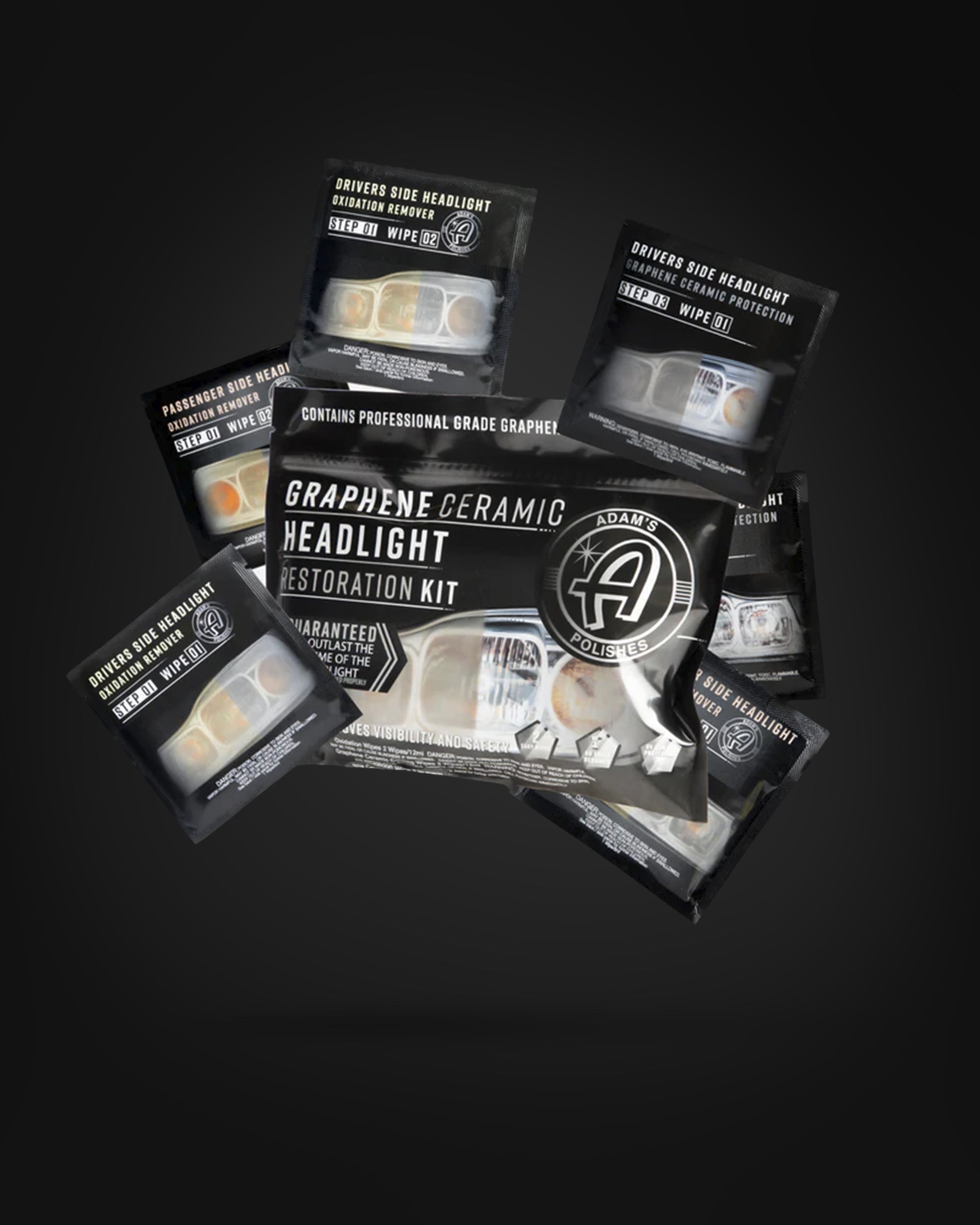 Adam's Graphene Ceramic Headlight Restoration Kit