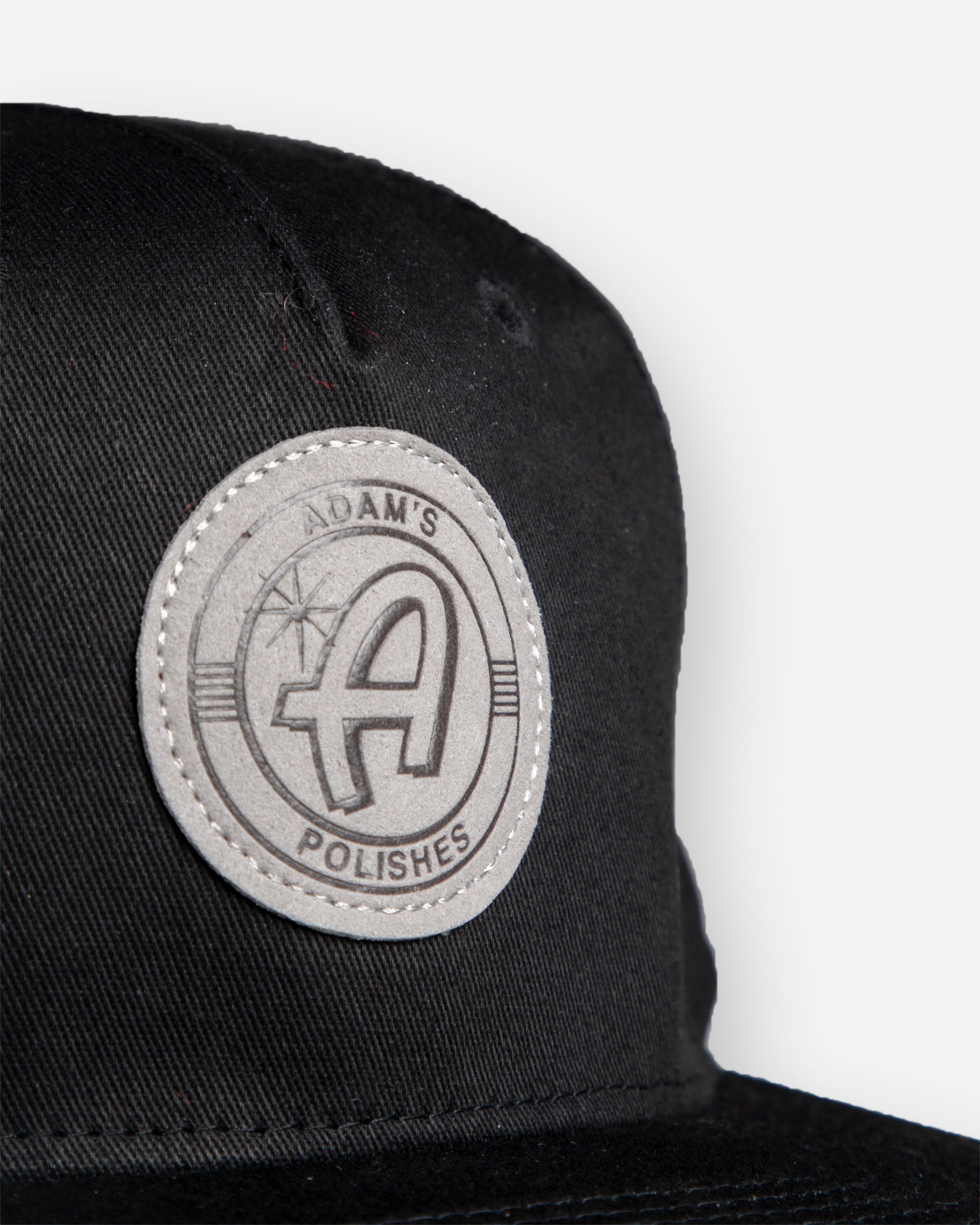 Adam's Black Hat - Grey Patch