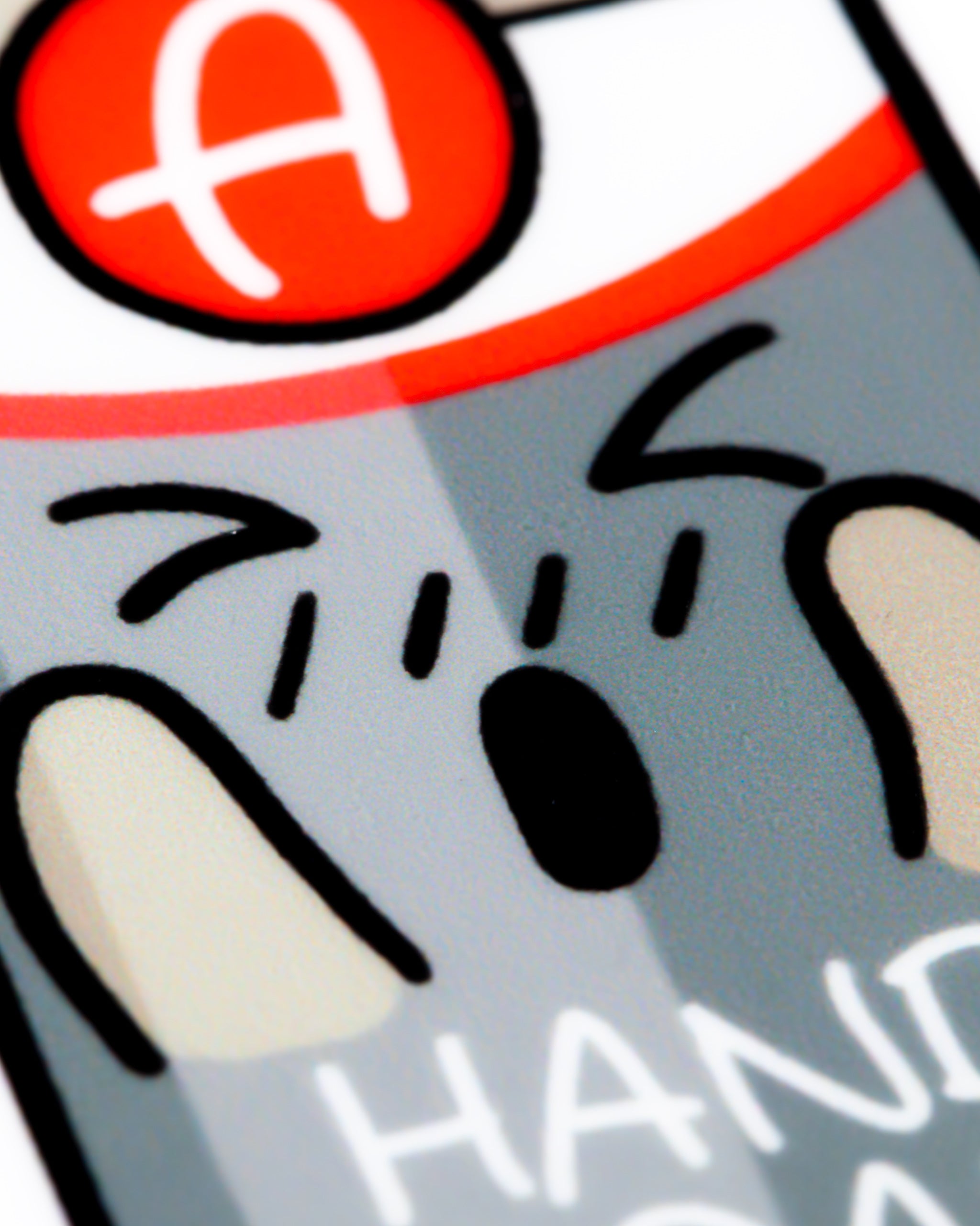 Adam's Cartoon Hand Soap Sticker