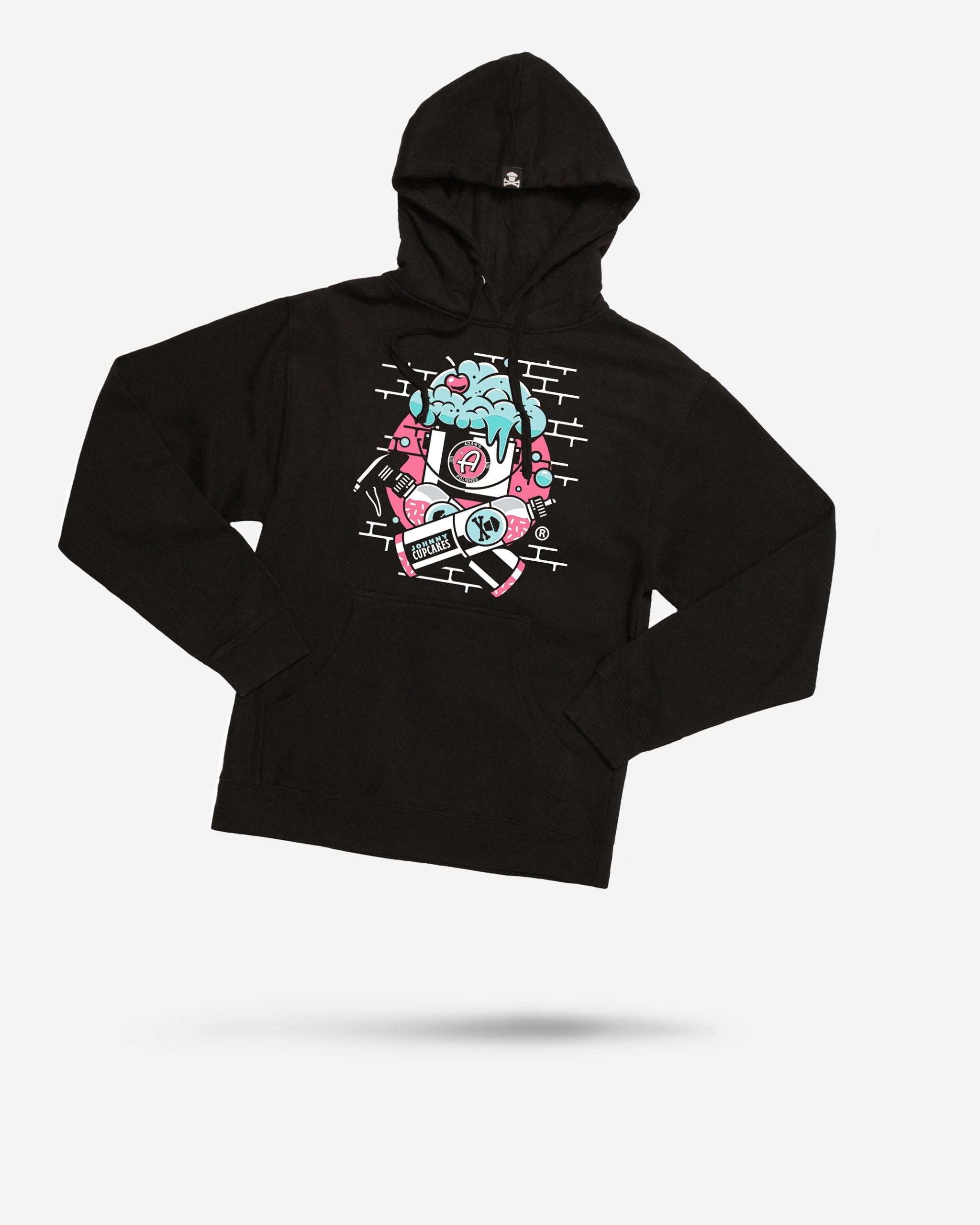 Adam's Polishes x Johnny Cupcakes Black Cupcake Hoodie