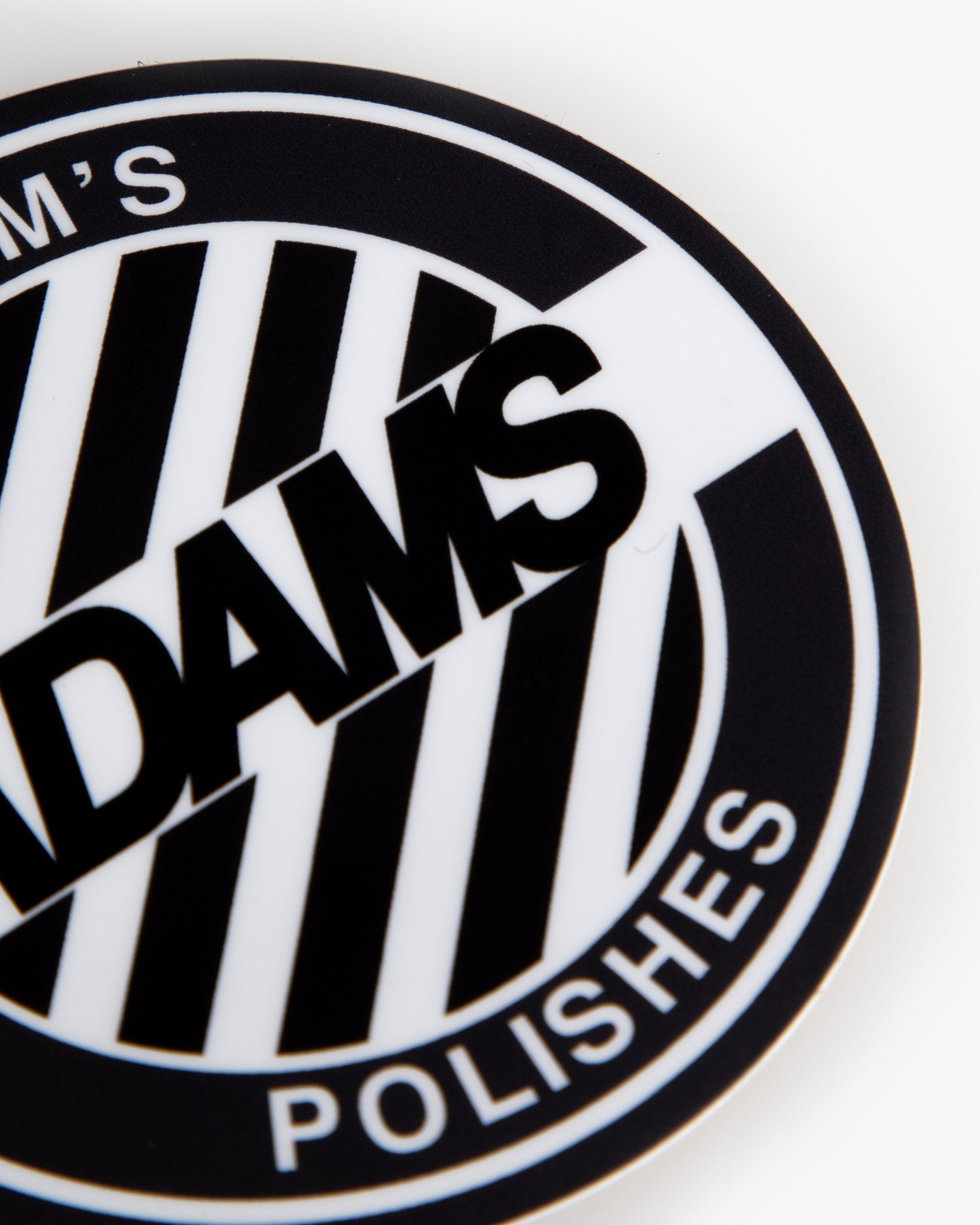 Adam's 3" Crosswalk Sticker - Black