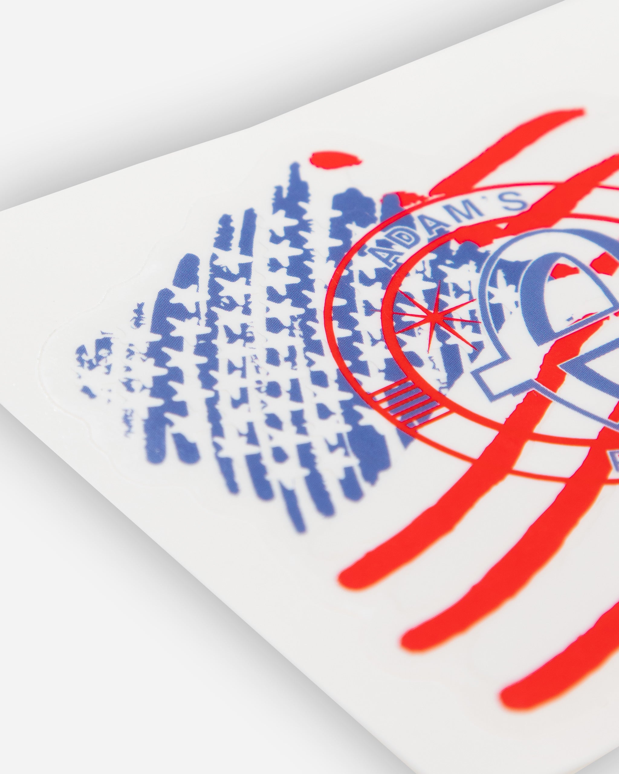 Adam's USA Clear Sticker