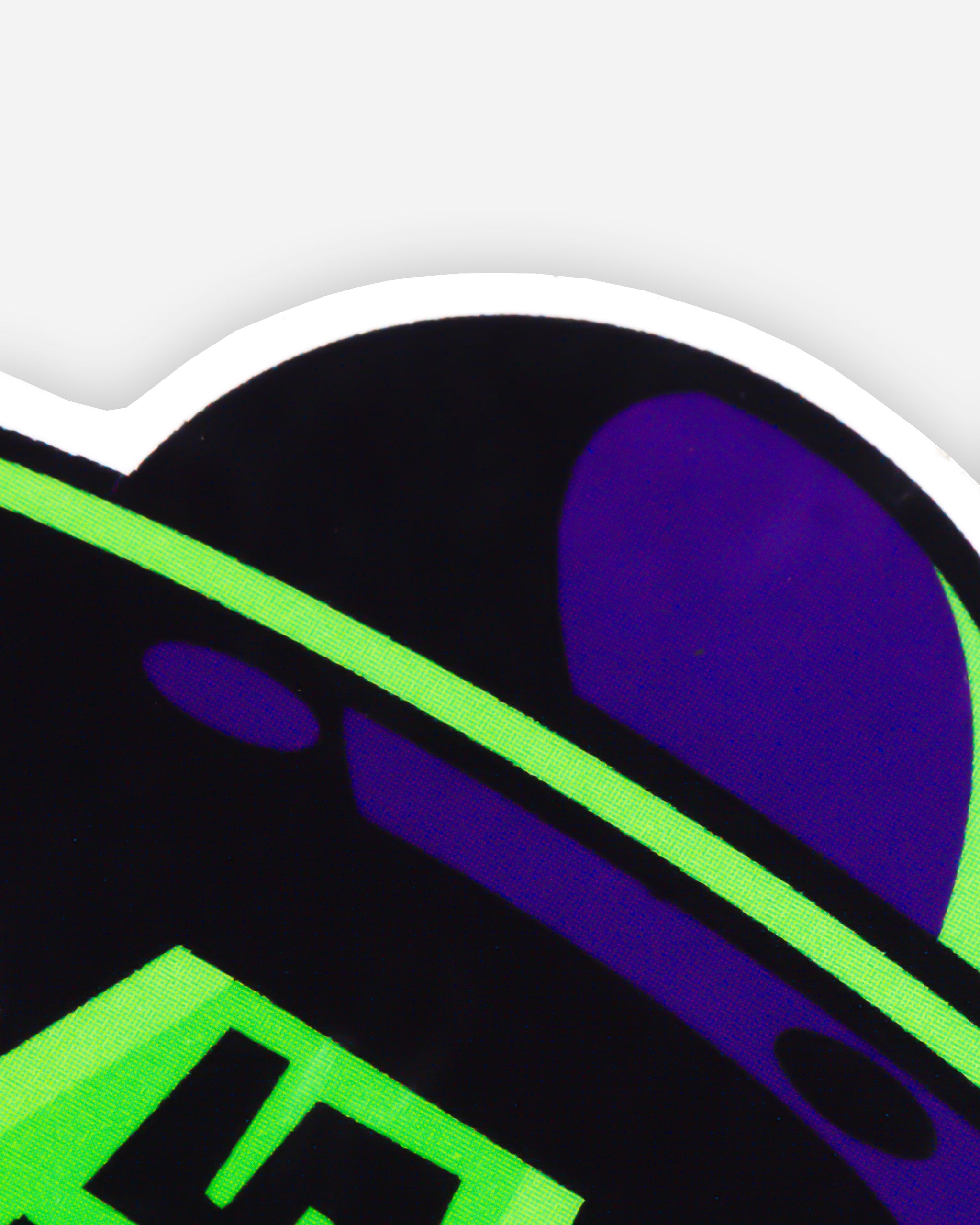 Adam's UFO Abduction Sticker