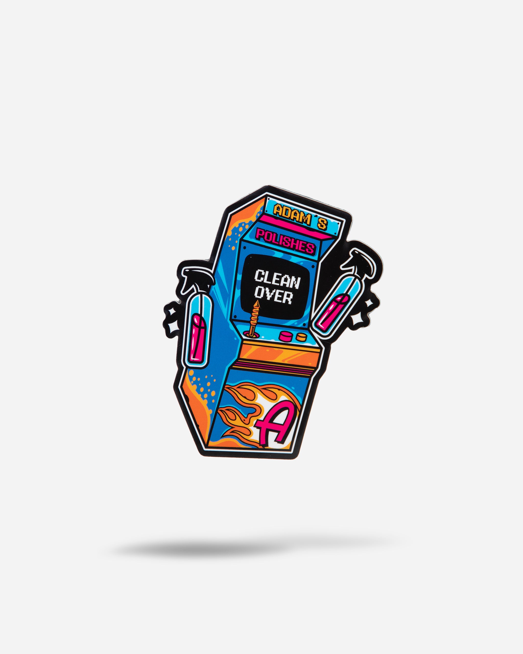 Adam's Clean Over Arcade Sticker