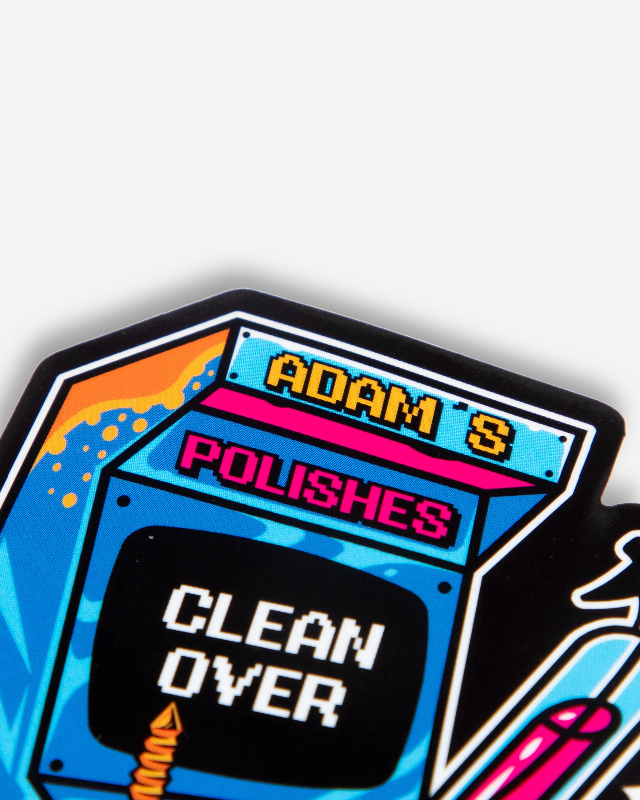 Adam's Clean Over Arcade Sticker