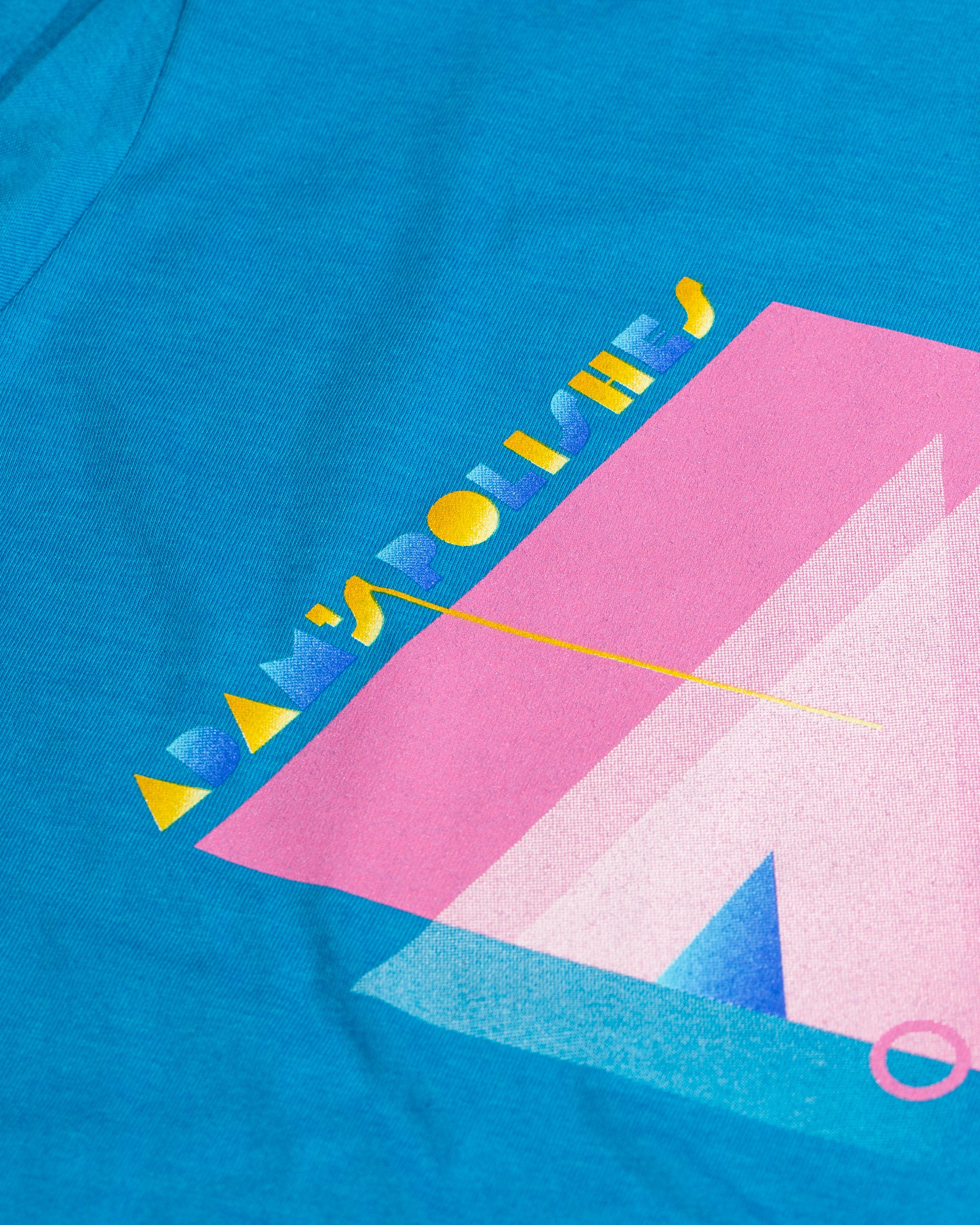 Adam's Blue Art Deco T-Shirt