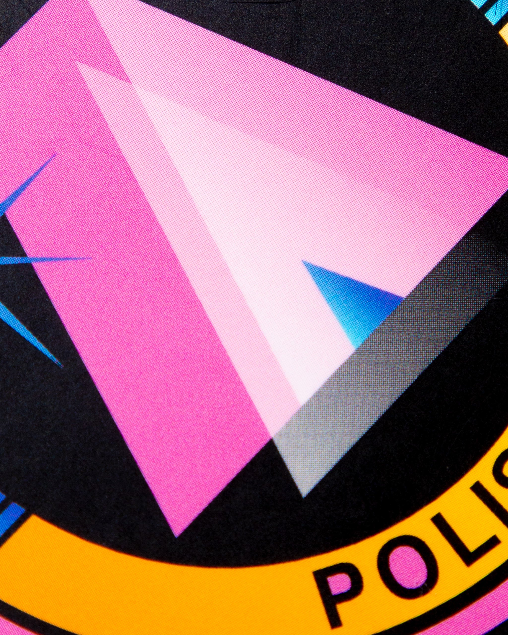 Adam's Black Art Deco Sticker 3"