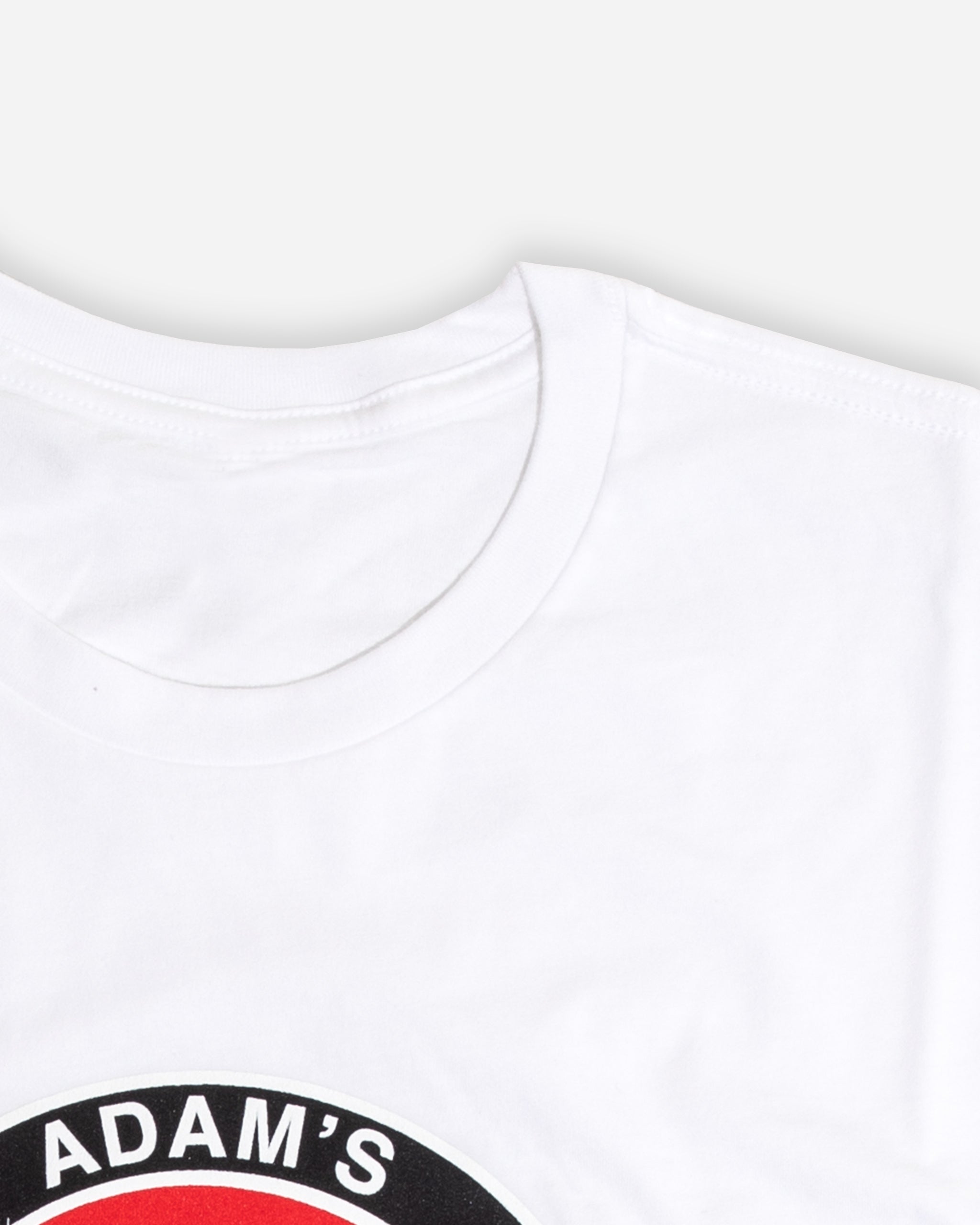 Adam's White Shirt with Logo