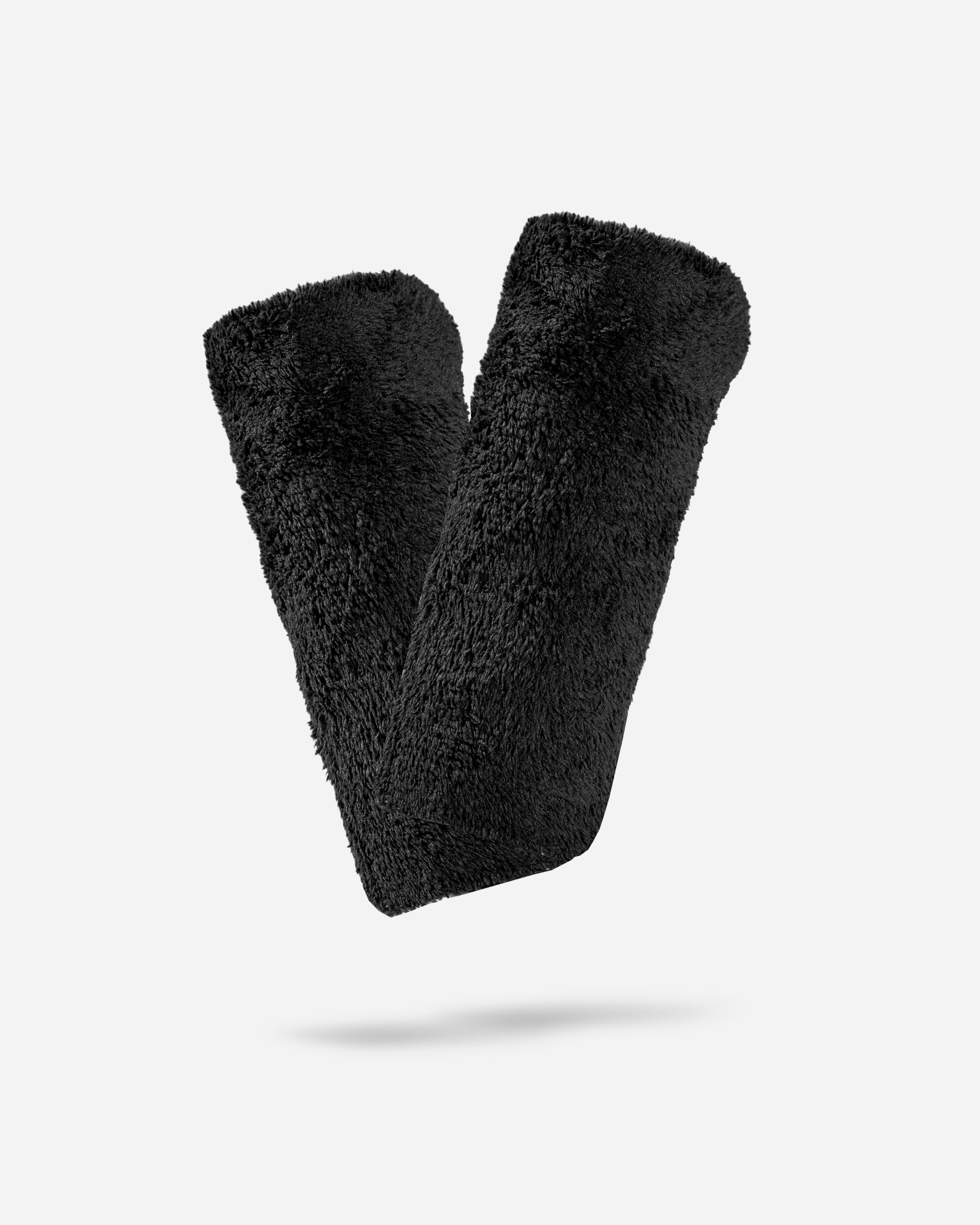 Adam's Borderless Black Lite Plush Towel