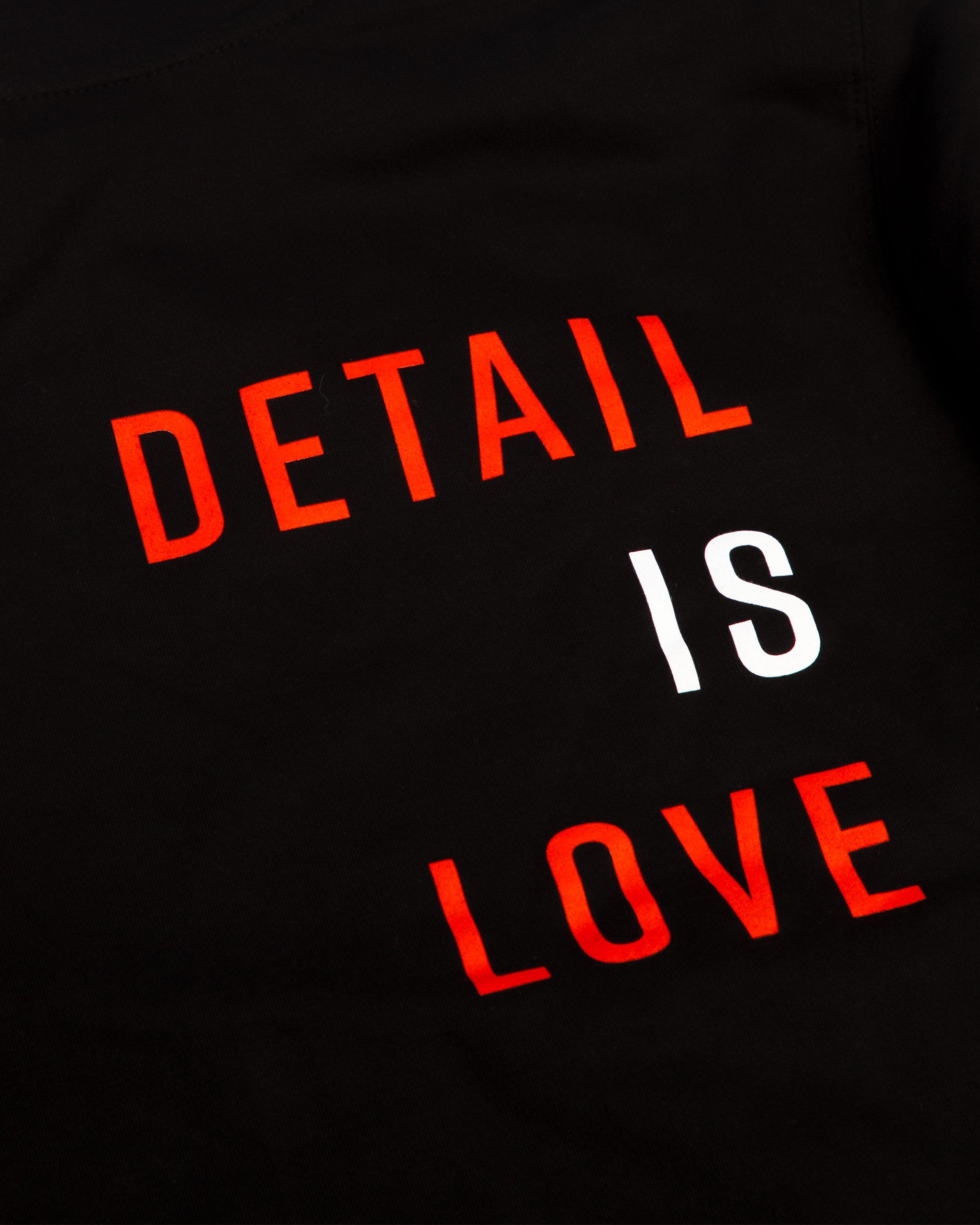 Adam's Black Detail Is Love Hoodie