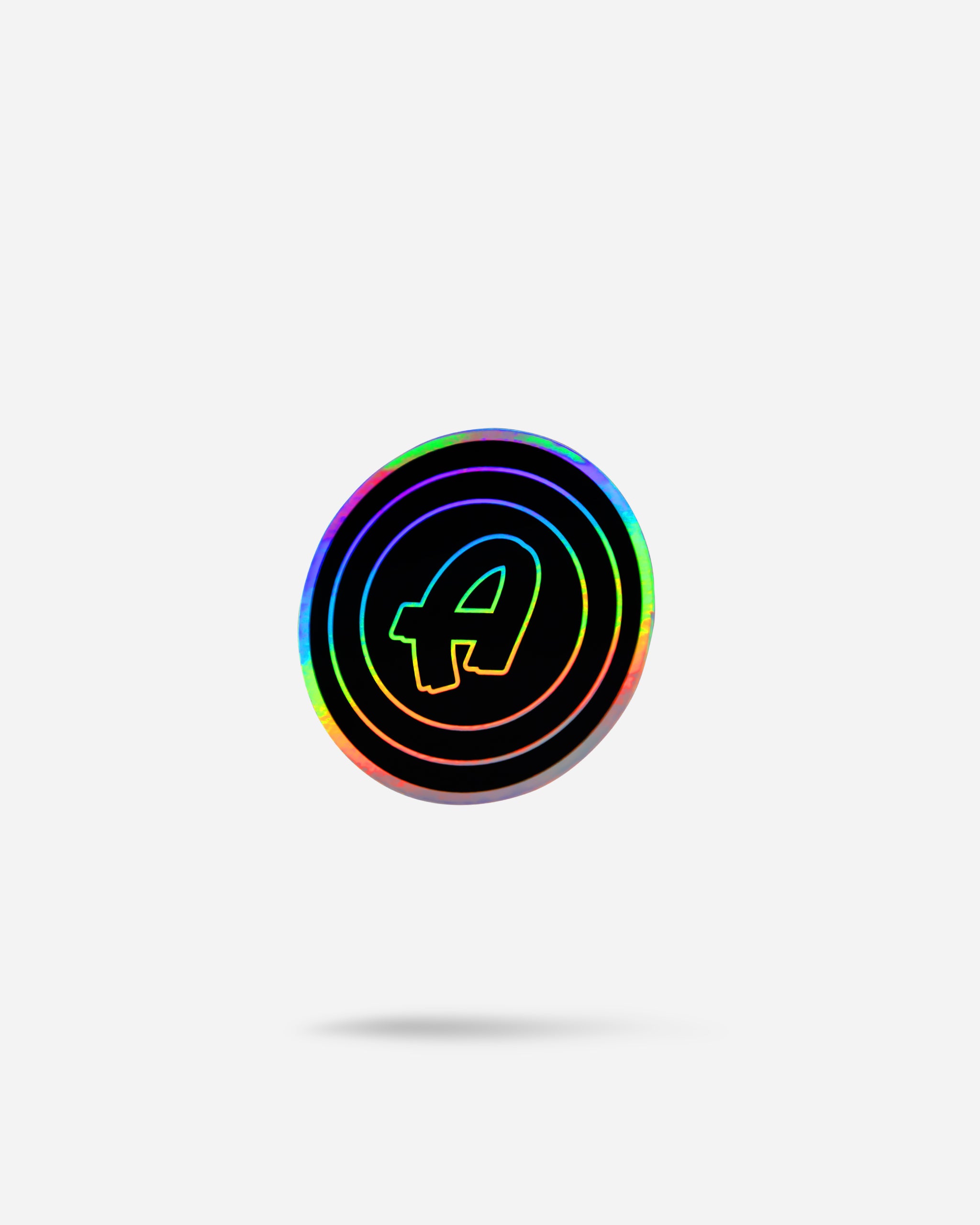 Adam's 3" Black Holographic Sticker