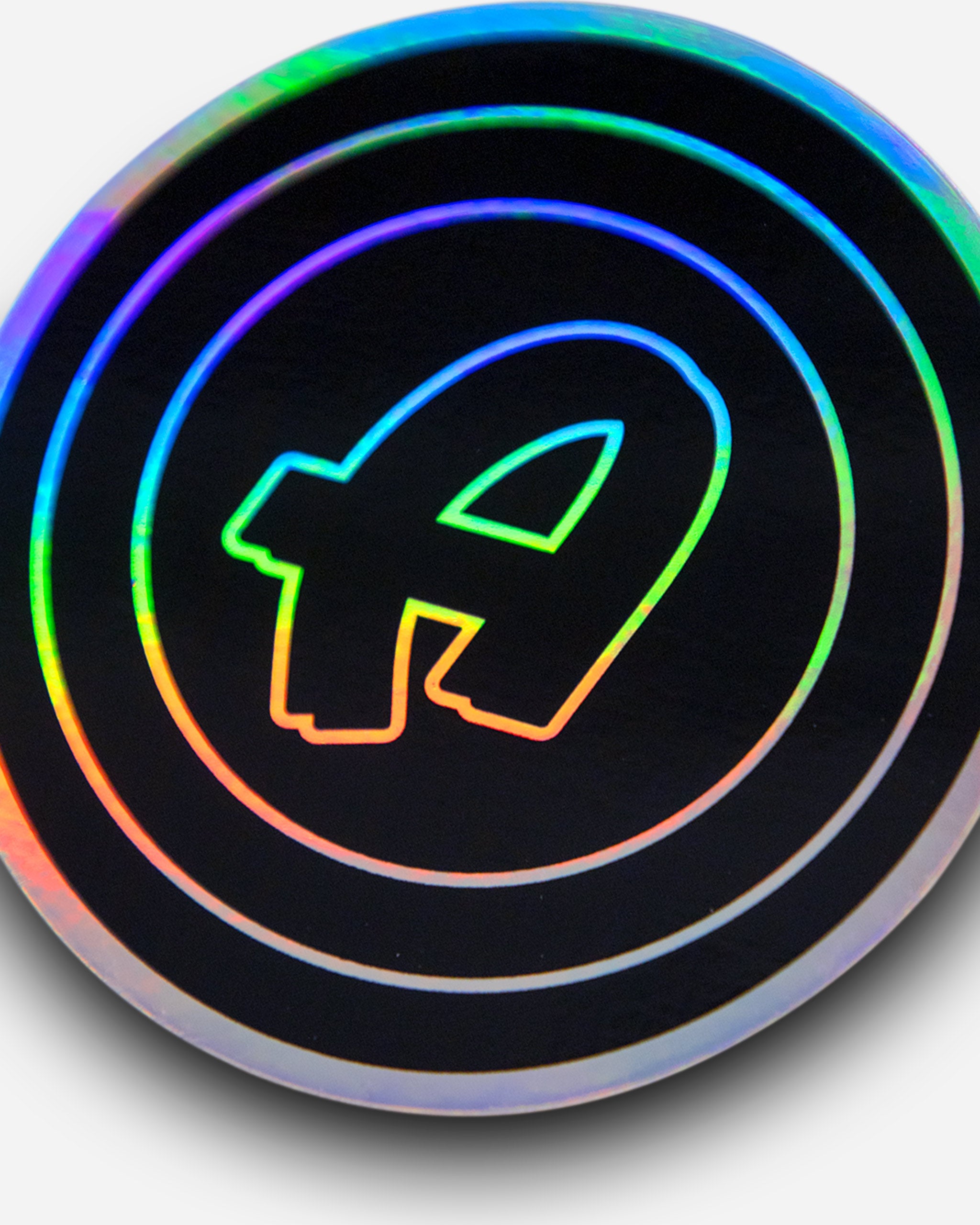 Adam's 3" Black Holographic Sticker