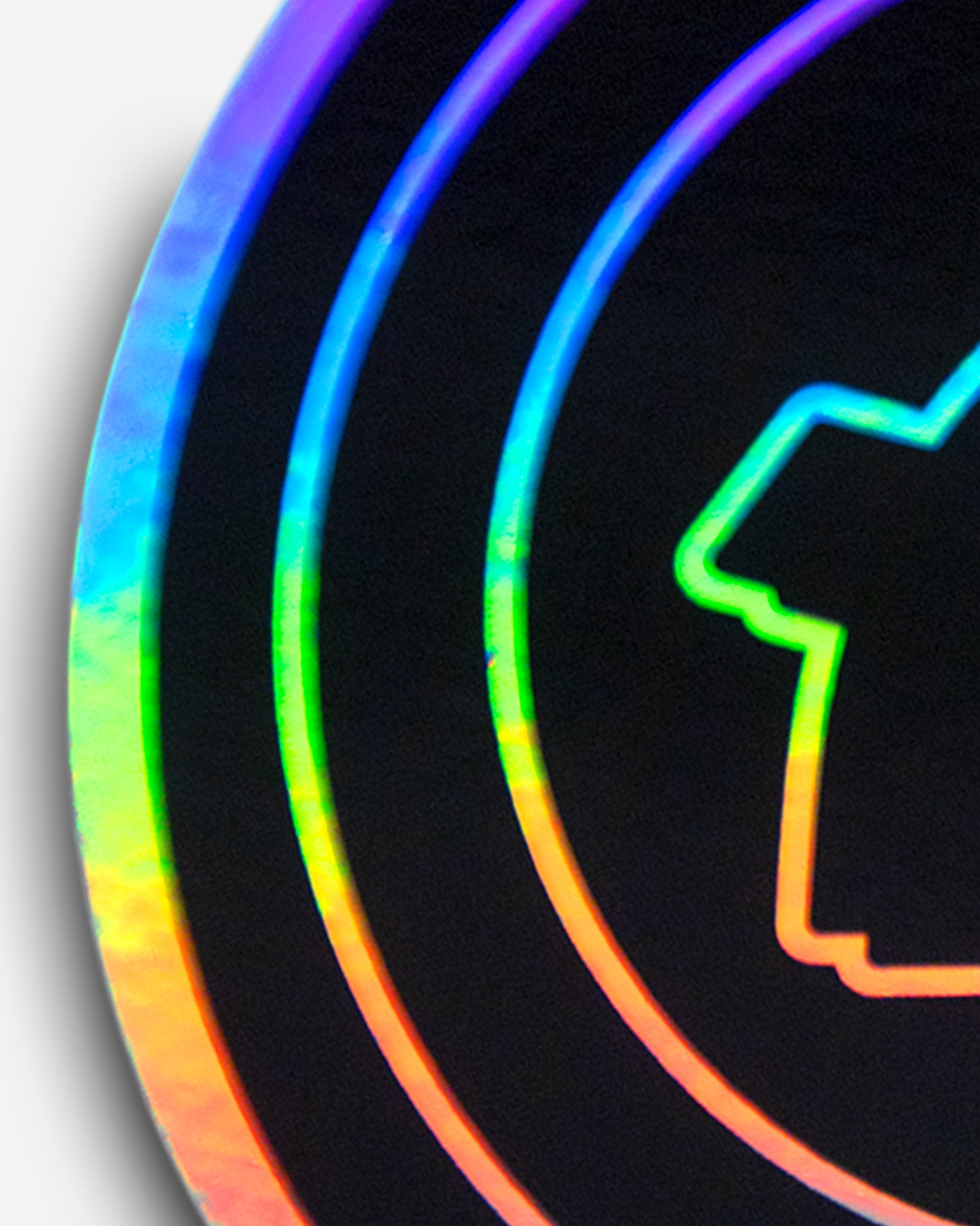 Adam's 3" Black Holographic Sticker