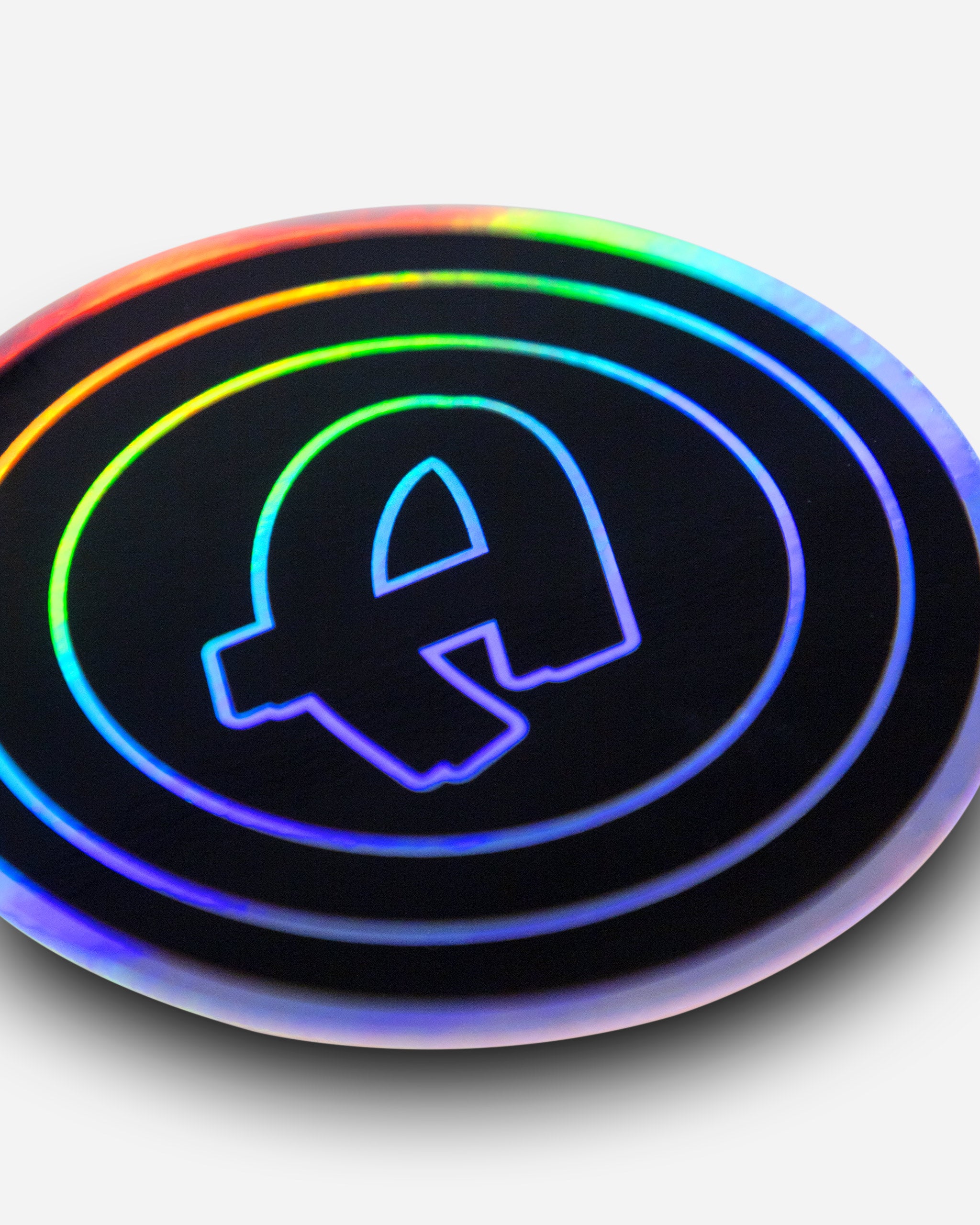 Adam's 3" Black Holographic Sticker