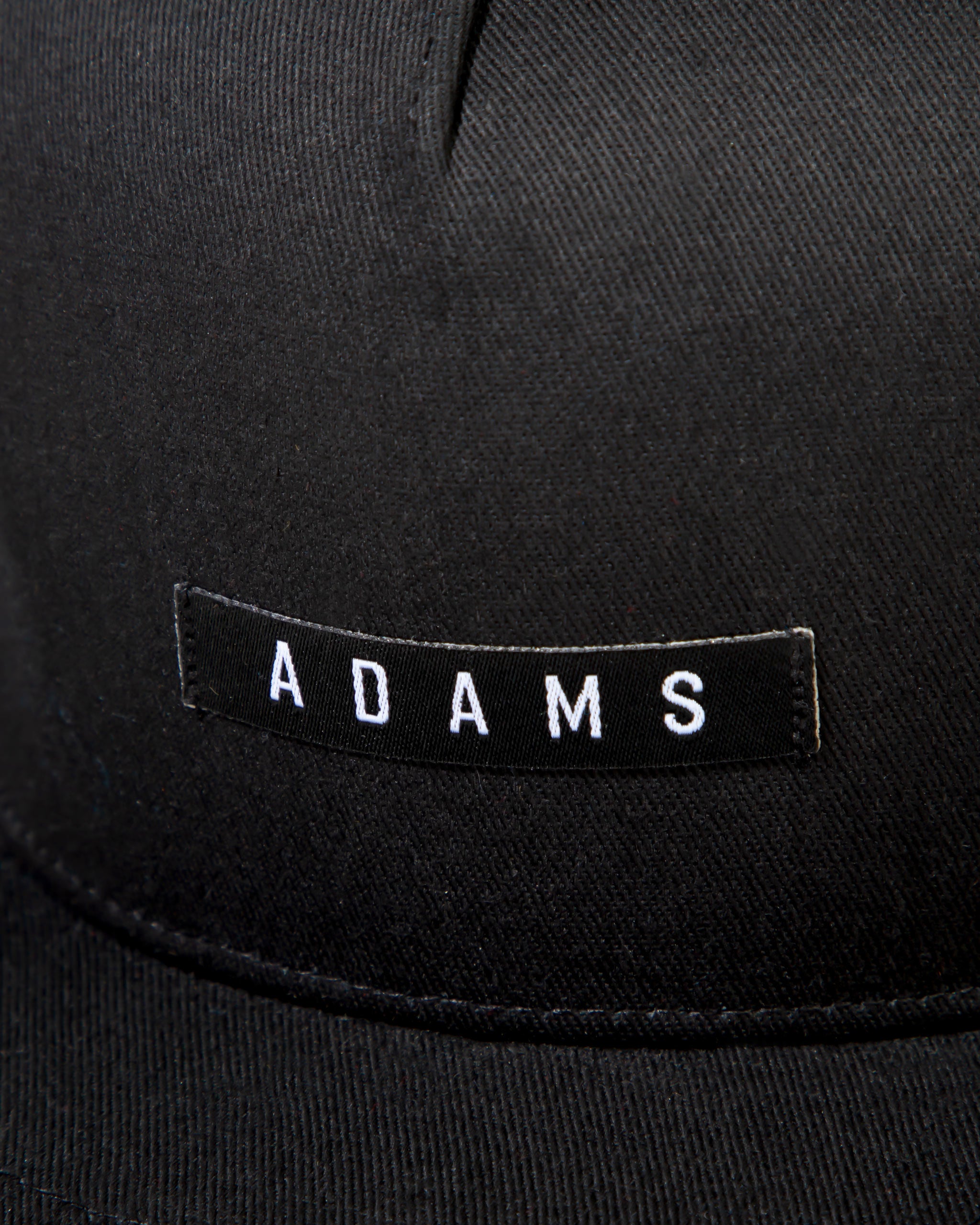 Adam's Black Flat Bill Hat