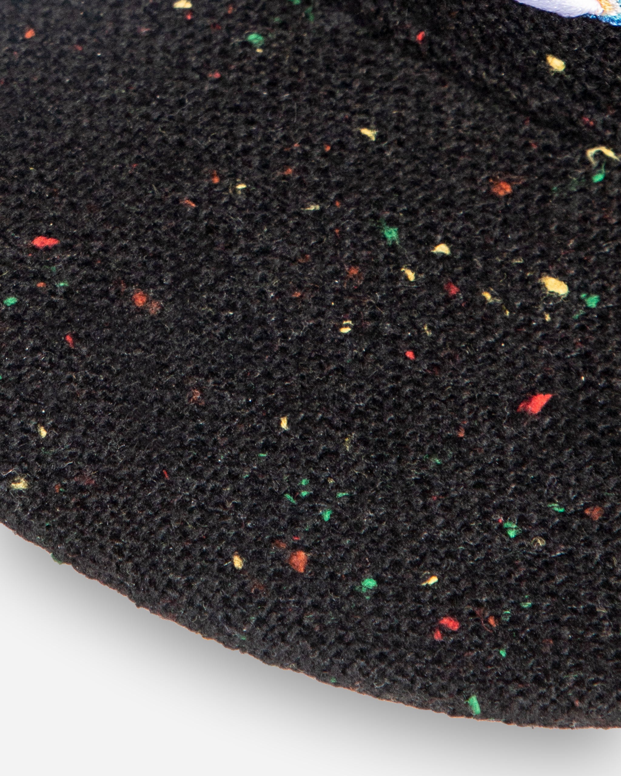 Adam's Black Flat Bill Speckle Hat