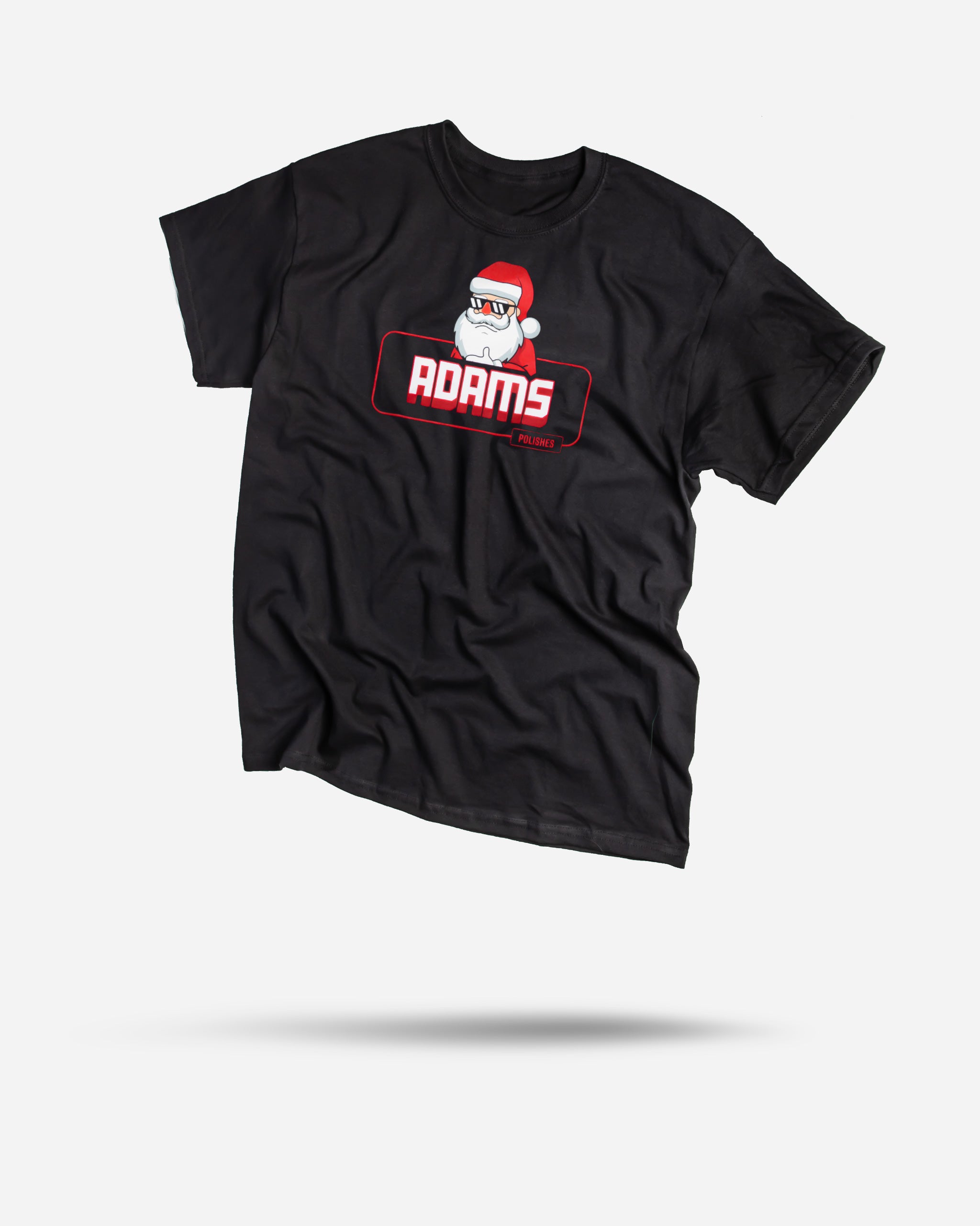 Adam's Cool Santa Black T-Shirt