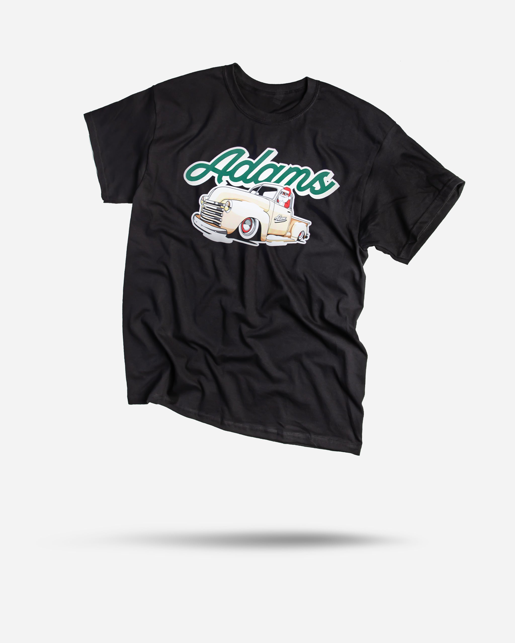 Adam's Santa Truck Black T-Shirt