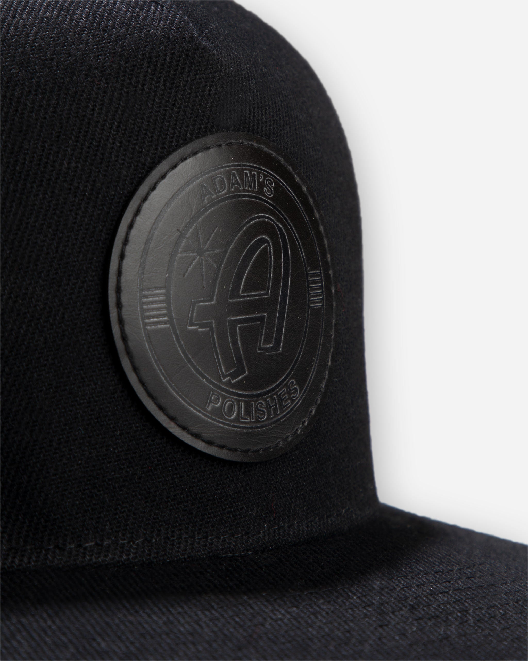 Adam's Black Trucker Hat - Black Patch