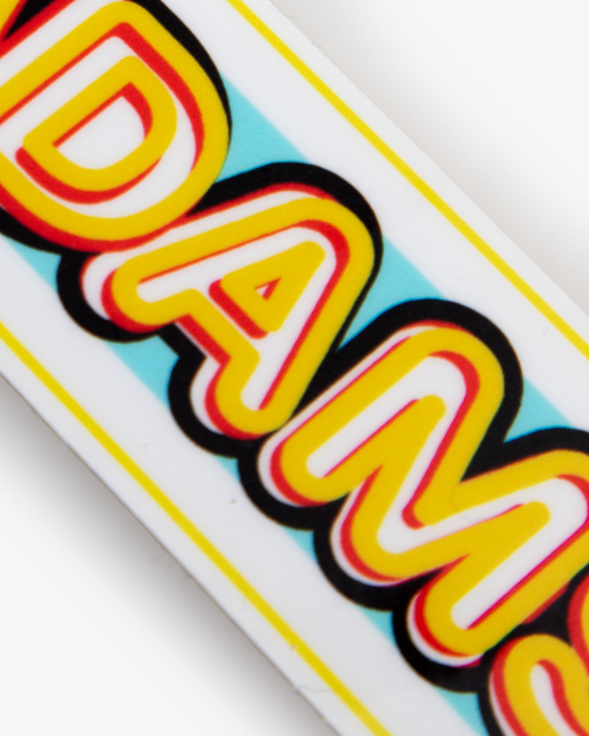 Adam's Blue Pop Art Sticker