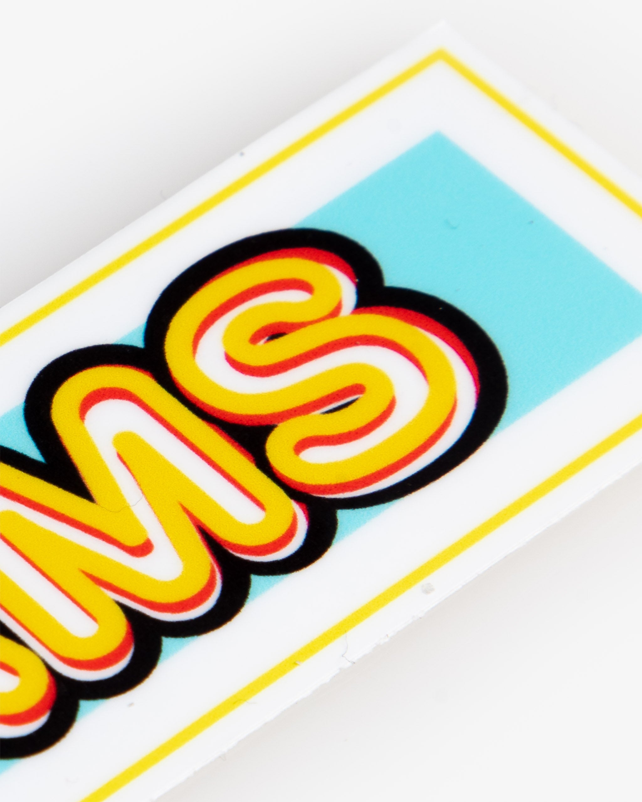 Adam's Blue Pop Art Sticker