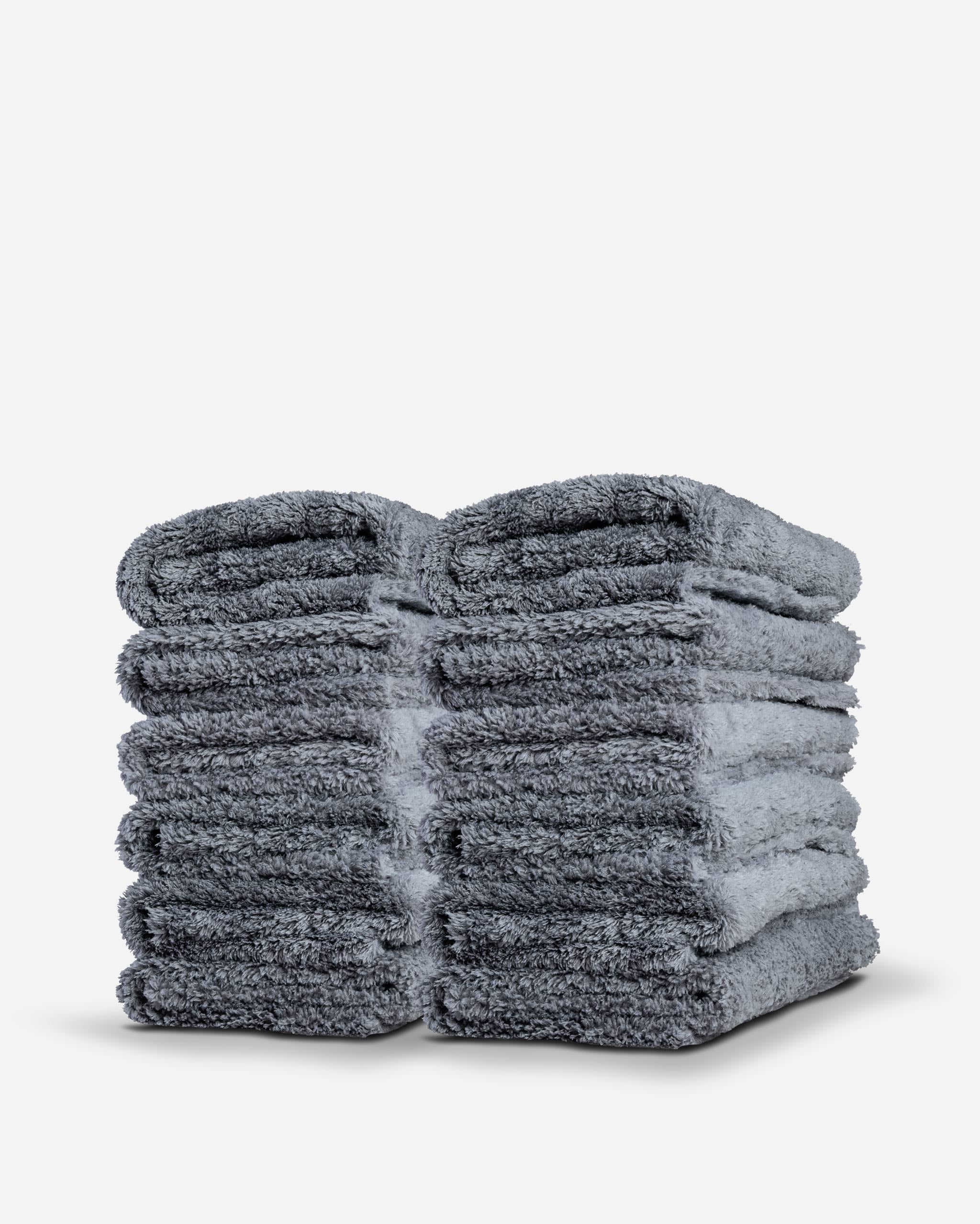 Adam's Borderless Grey Microfiber Towel