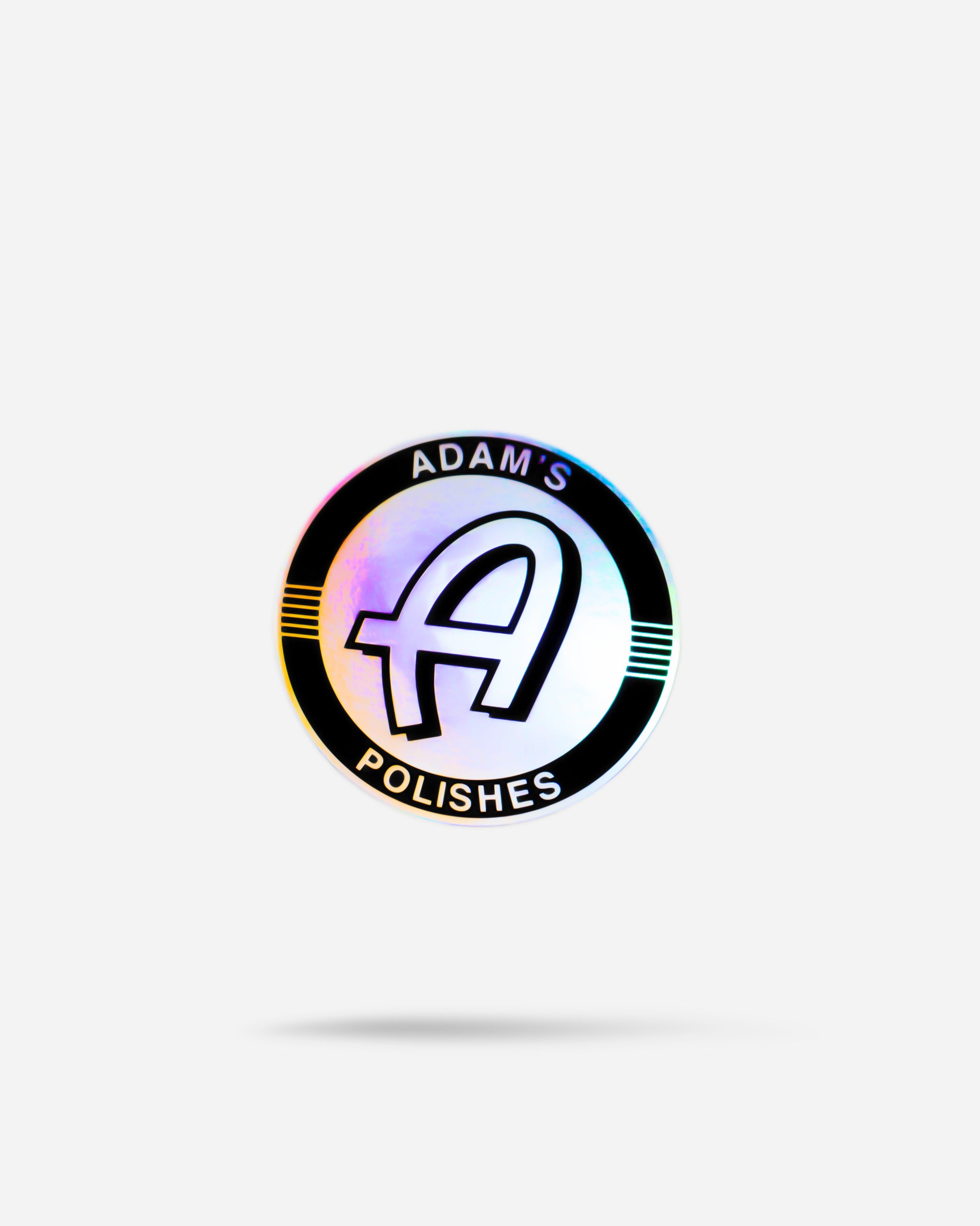 Adam's 3" Holographic Silver Sticker