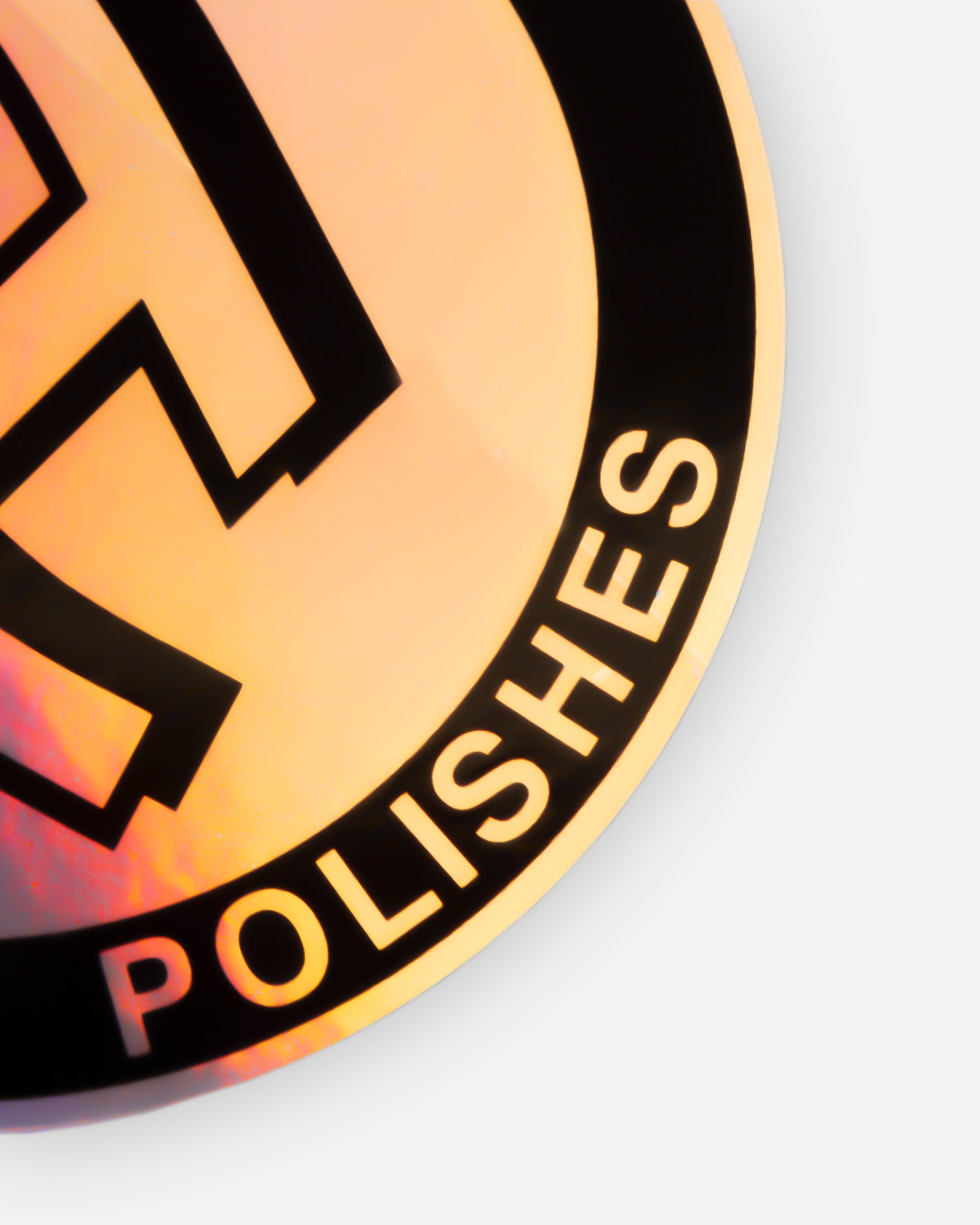 Adam's 3" Holographic Silver Sticker