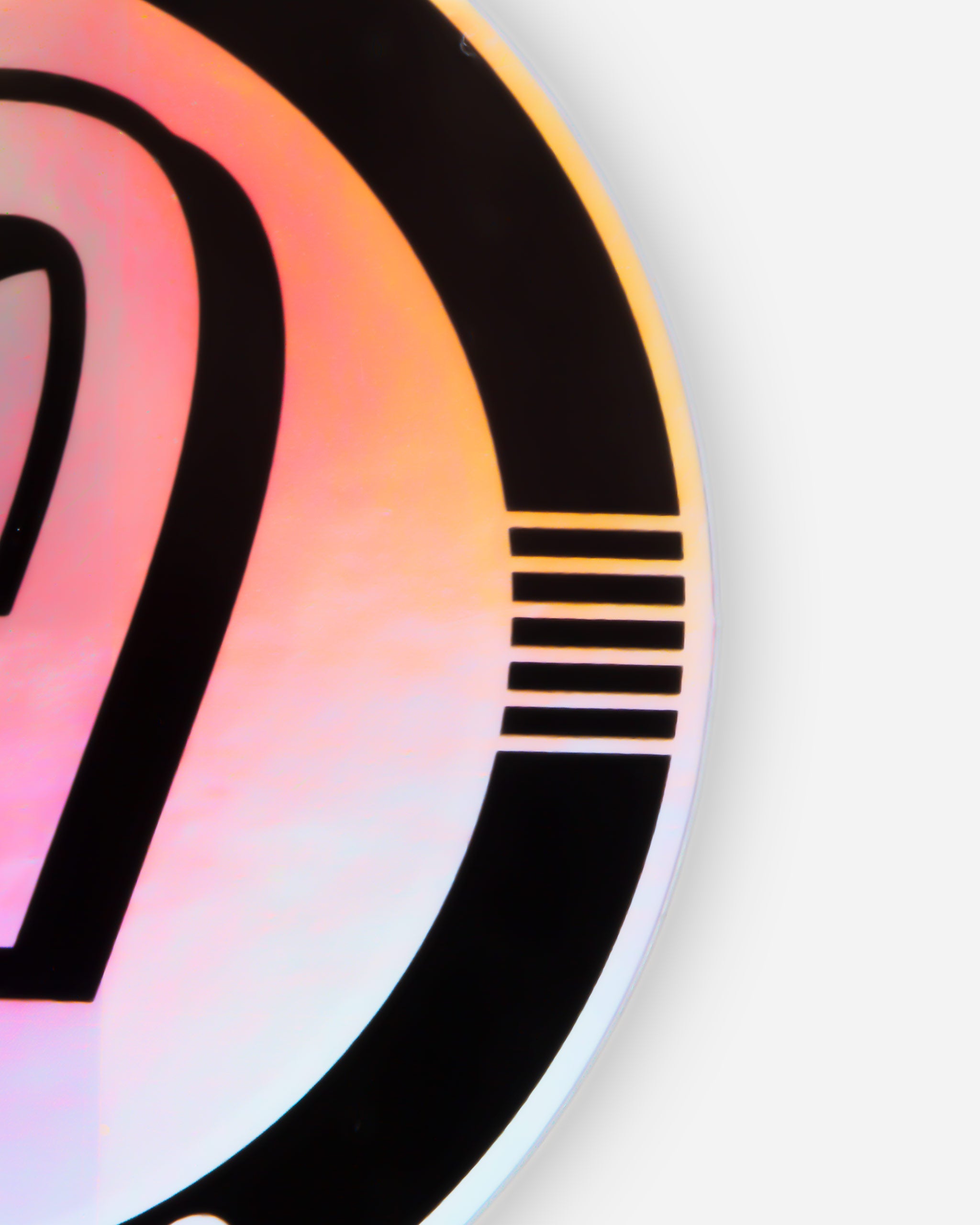 Adam's 3" Holographic Silver Sticker