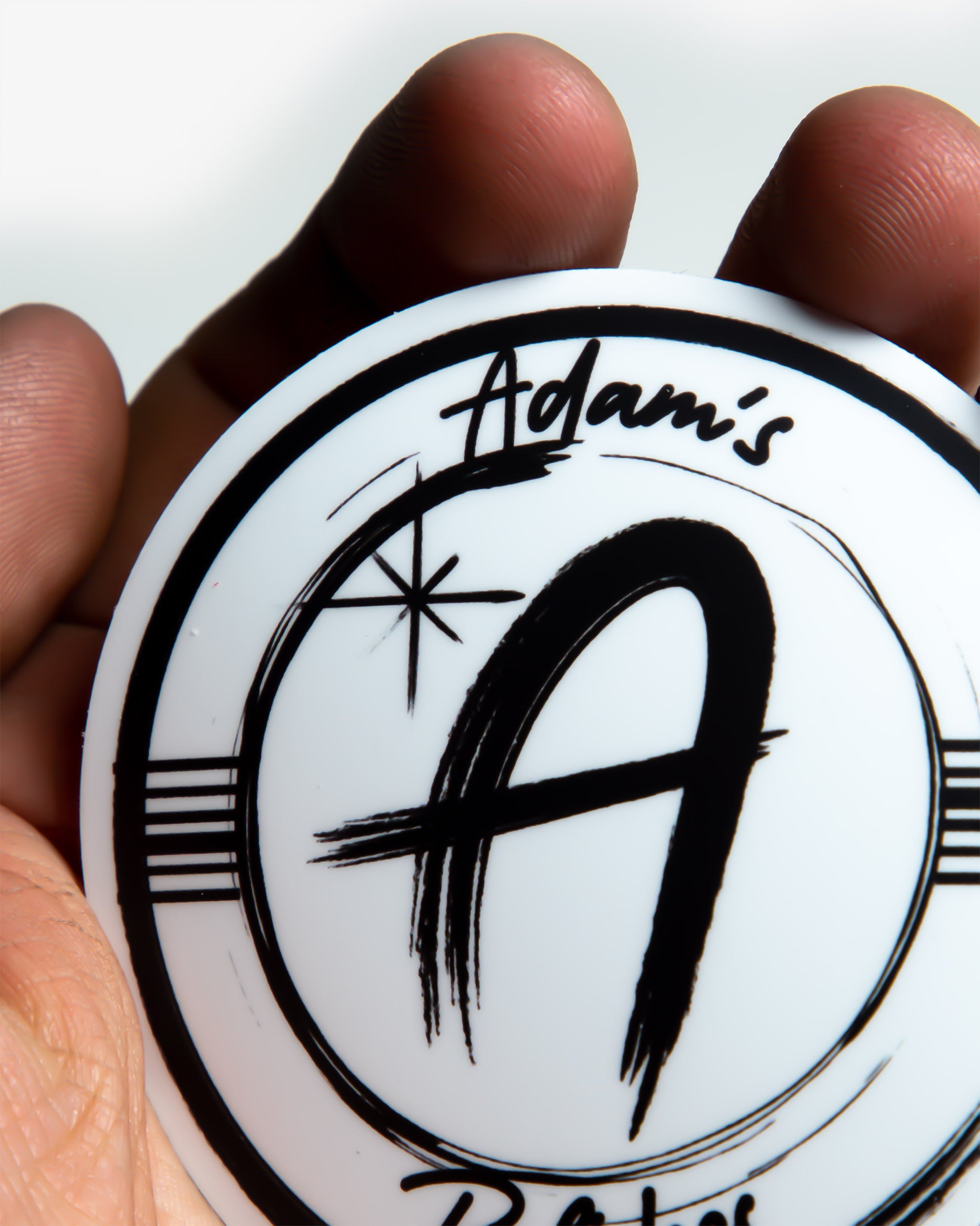Adam's 3" Brush Logo Sticker