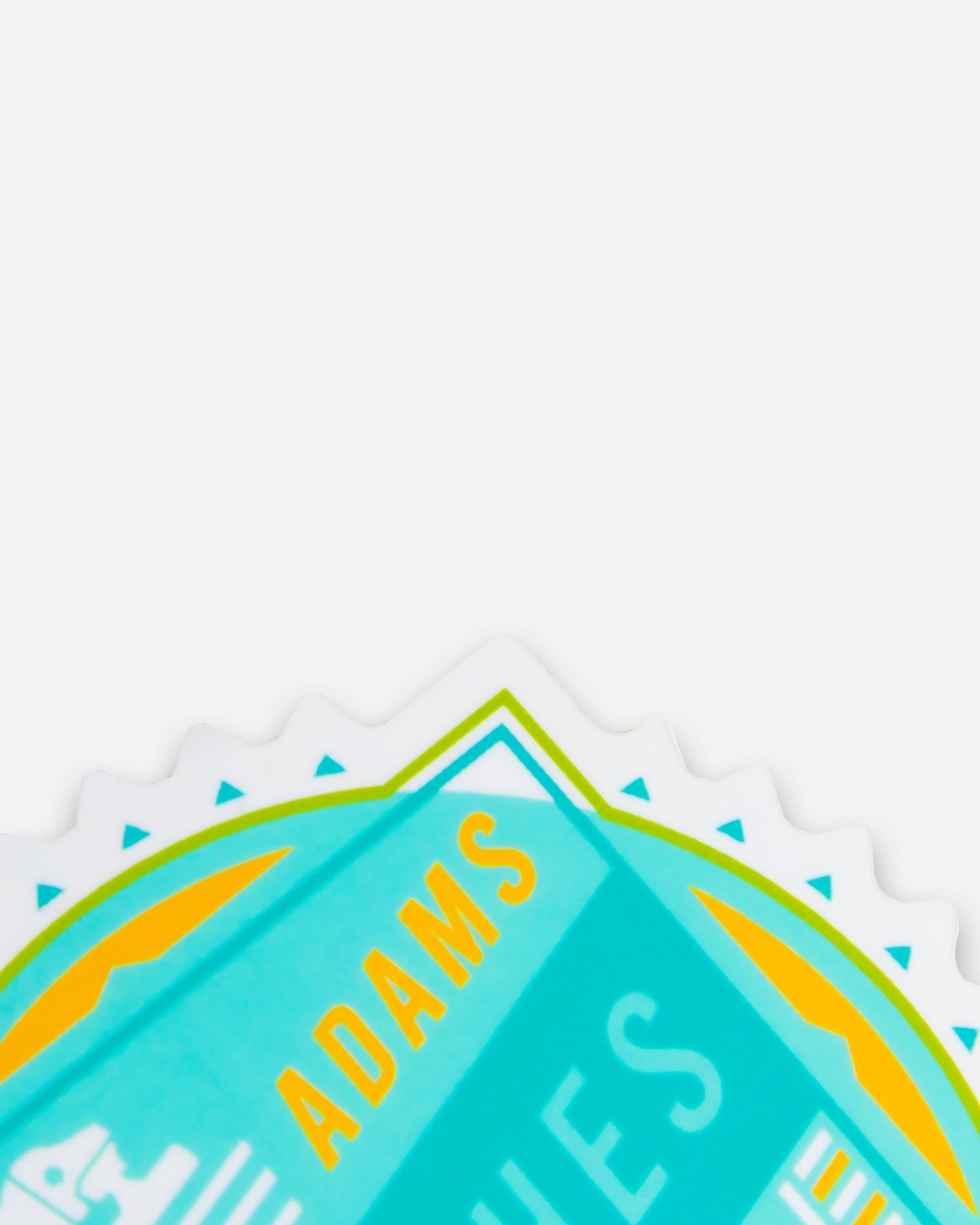 Adam's Teal Polisher Logo Sticker