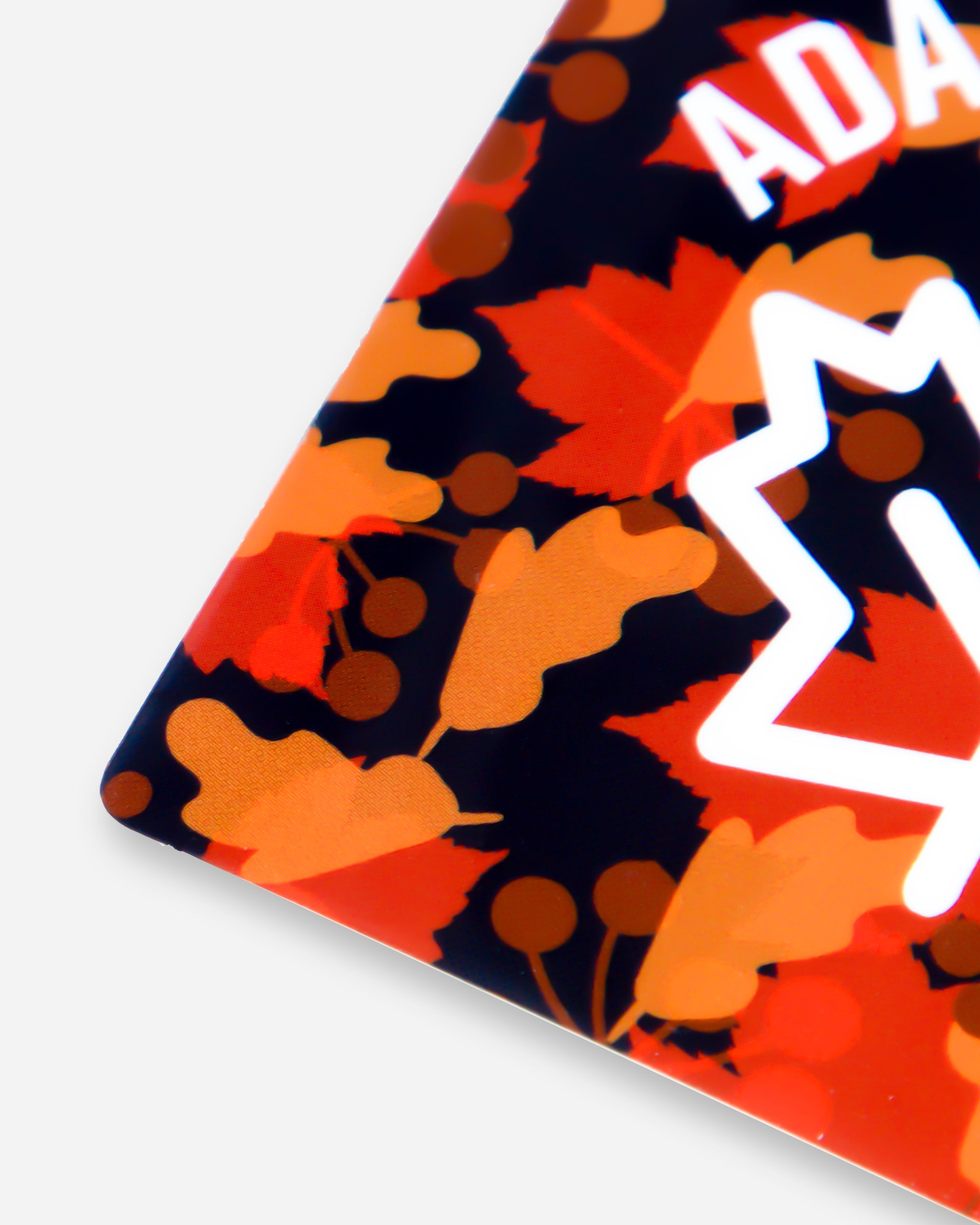 Adam's Pumpkin Spice Camo Leaf Sticker