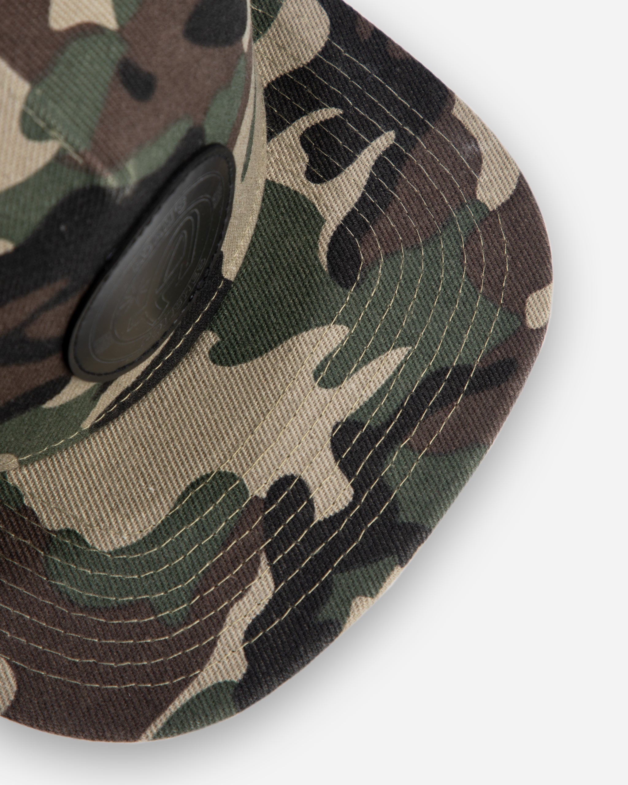 Adam's Camo Trucker Hat - Black Patch