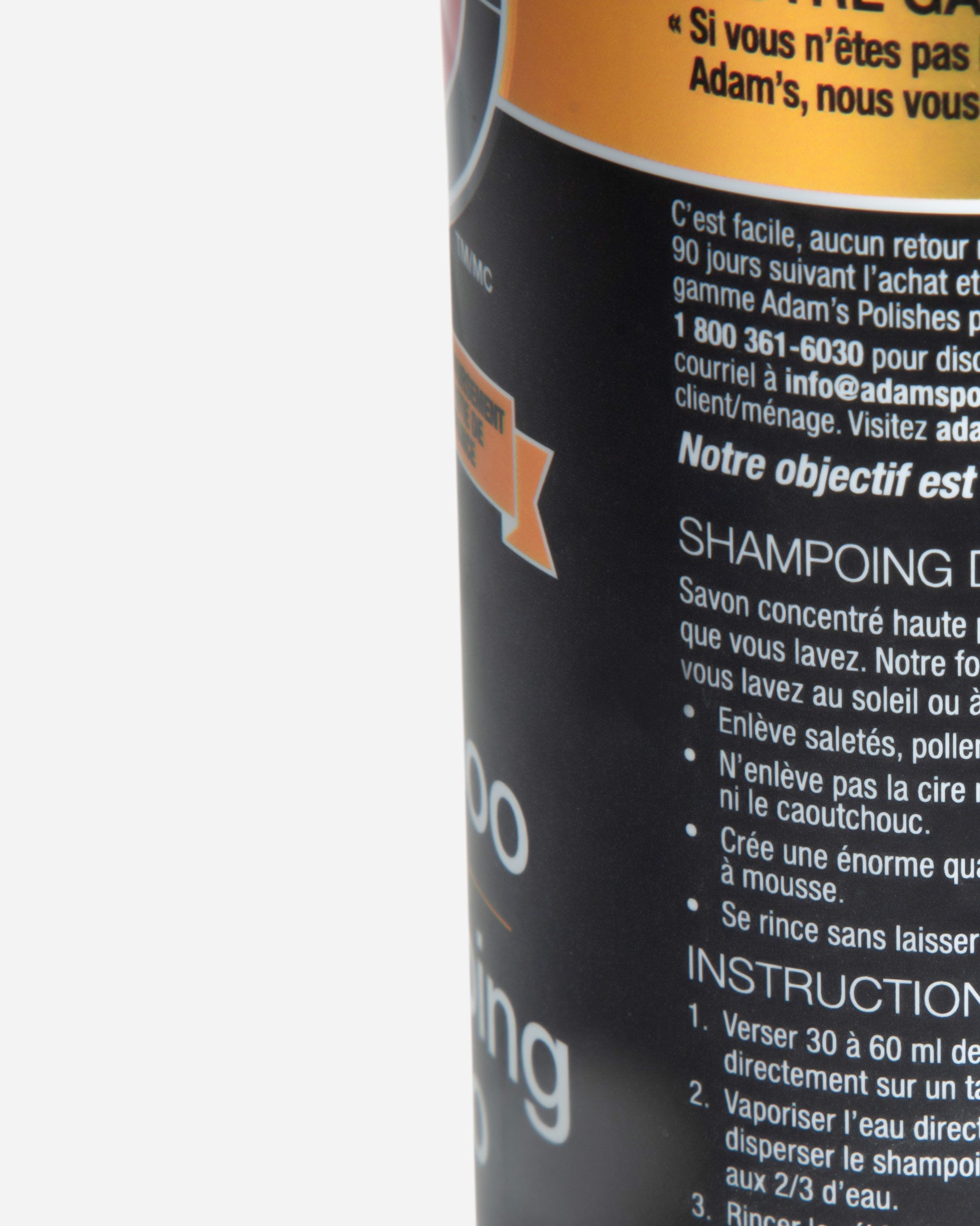 Adam's Car Shampoo - Canada