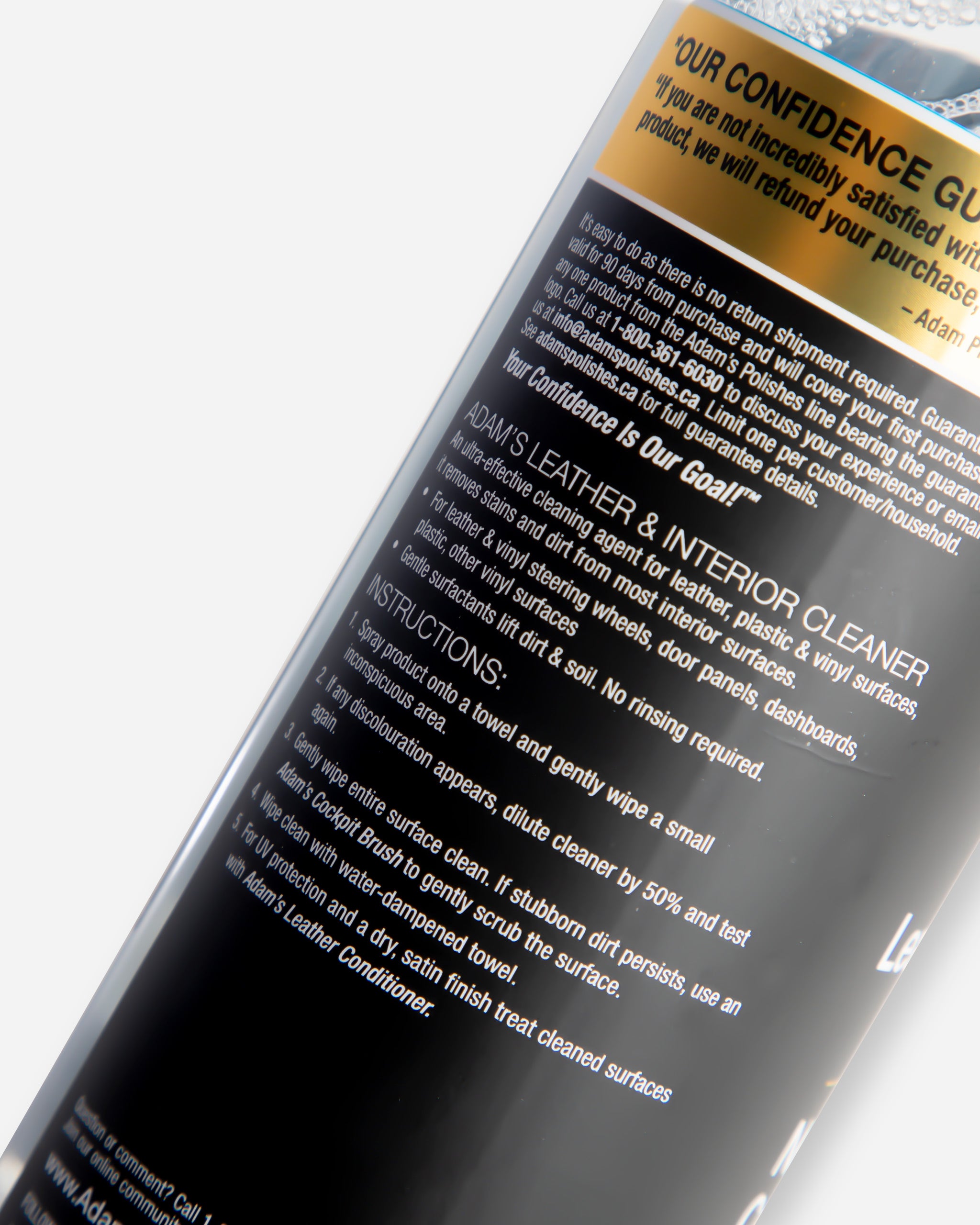 Adam's Leather & Interior Cleaner - Canada