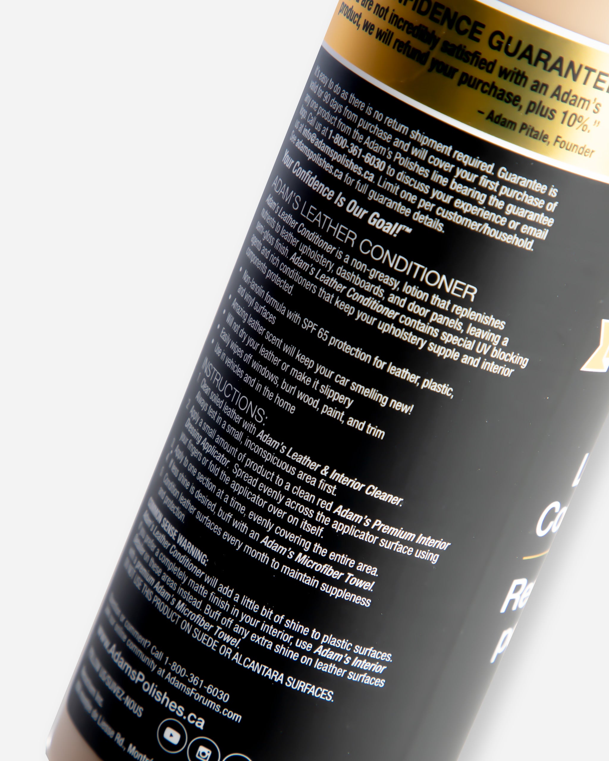 Adam's Leather Conditioner - Canada
