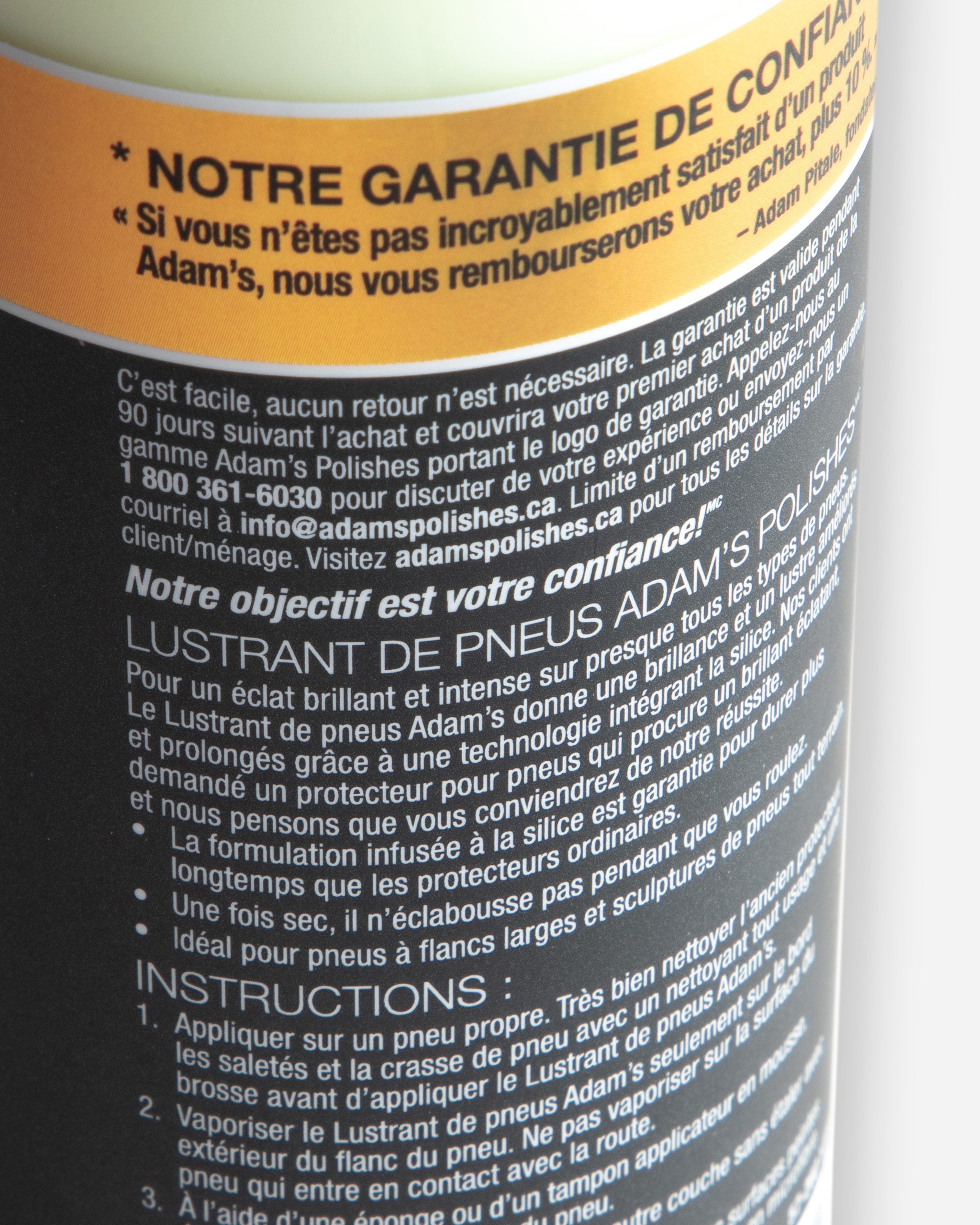 Adam's Tire Shine - Canada