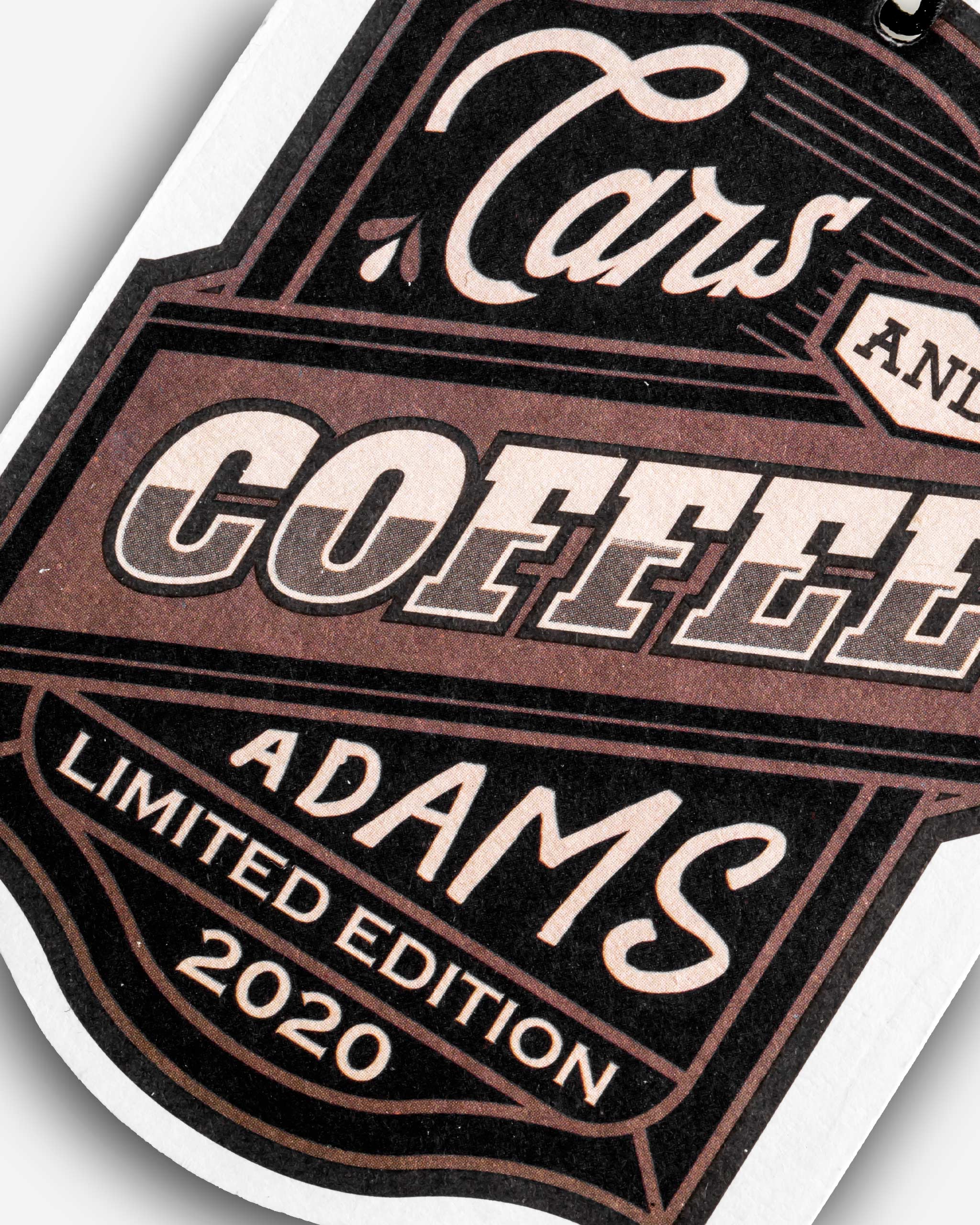 Adam's Cars & Coffee Air Freshener (Deluxe)