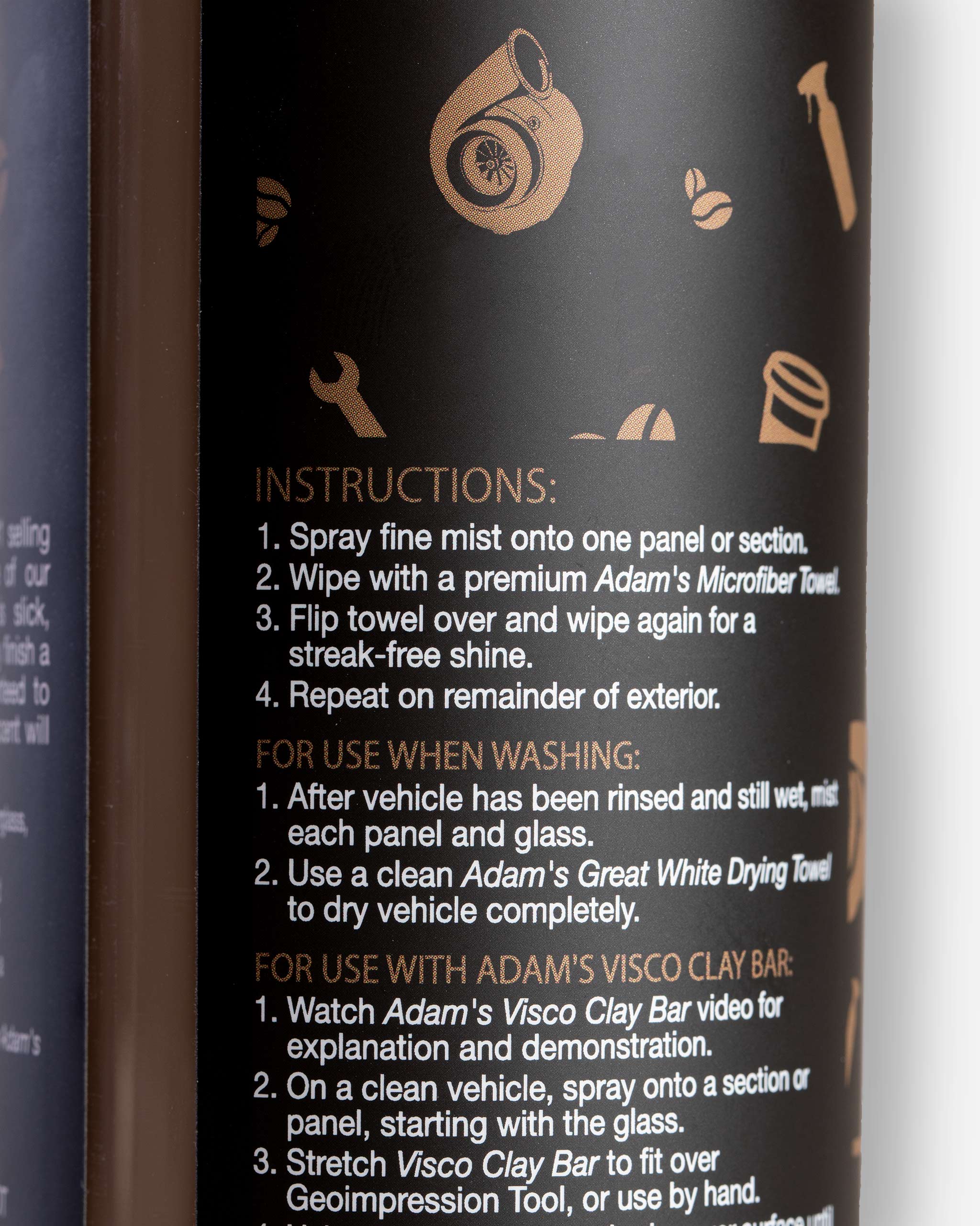 Adam's Cars & Coffee Detail Spray 2019