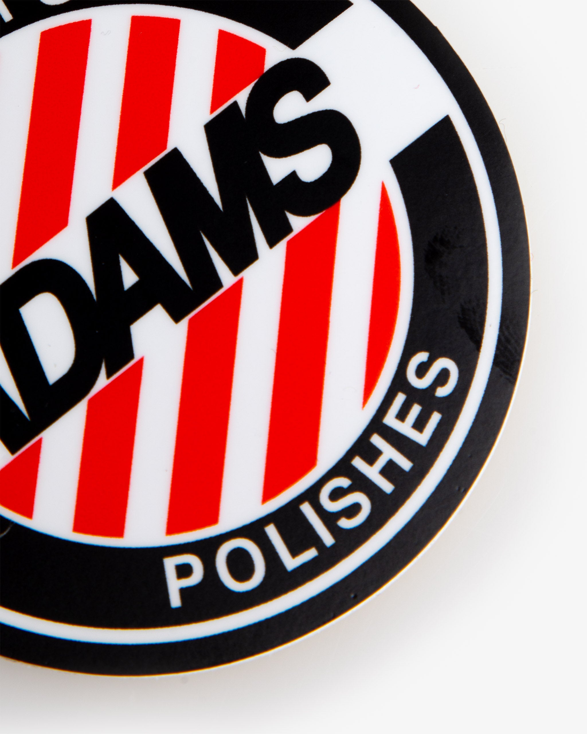 Adam's 3" Crosswalk Sticker - Red